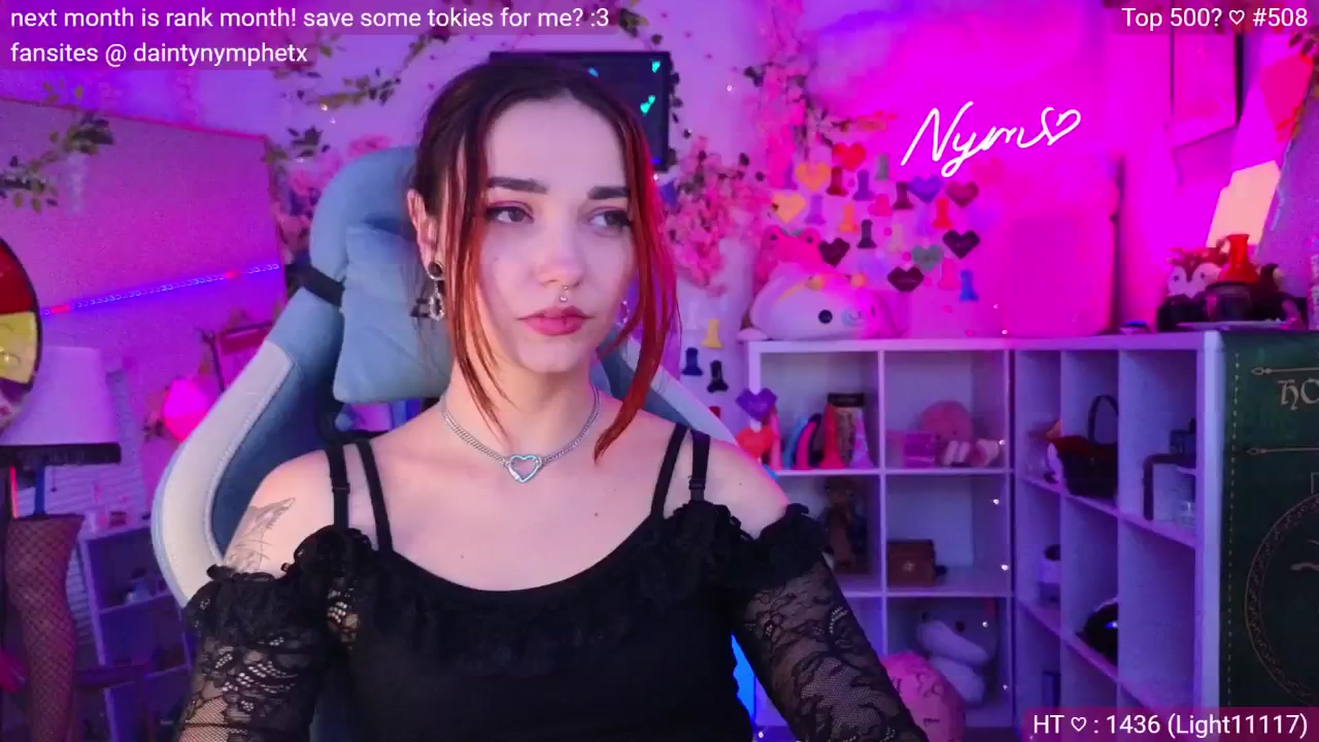 Gallery image thumbnail from Nym_x's myfreecams stream on, 06/13/2024, 04:24 image 18 of 20
