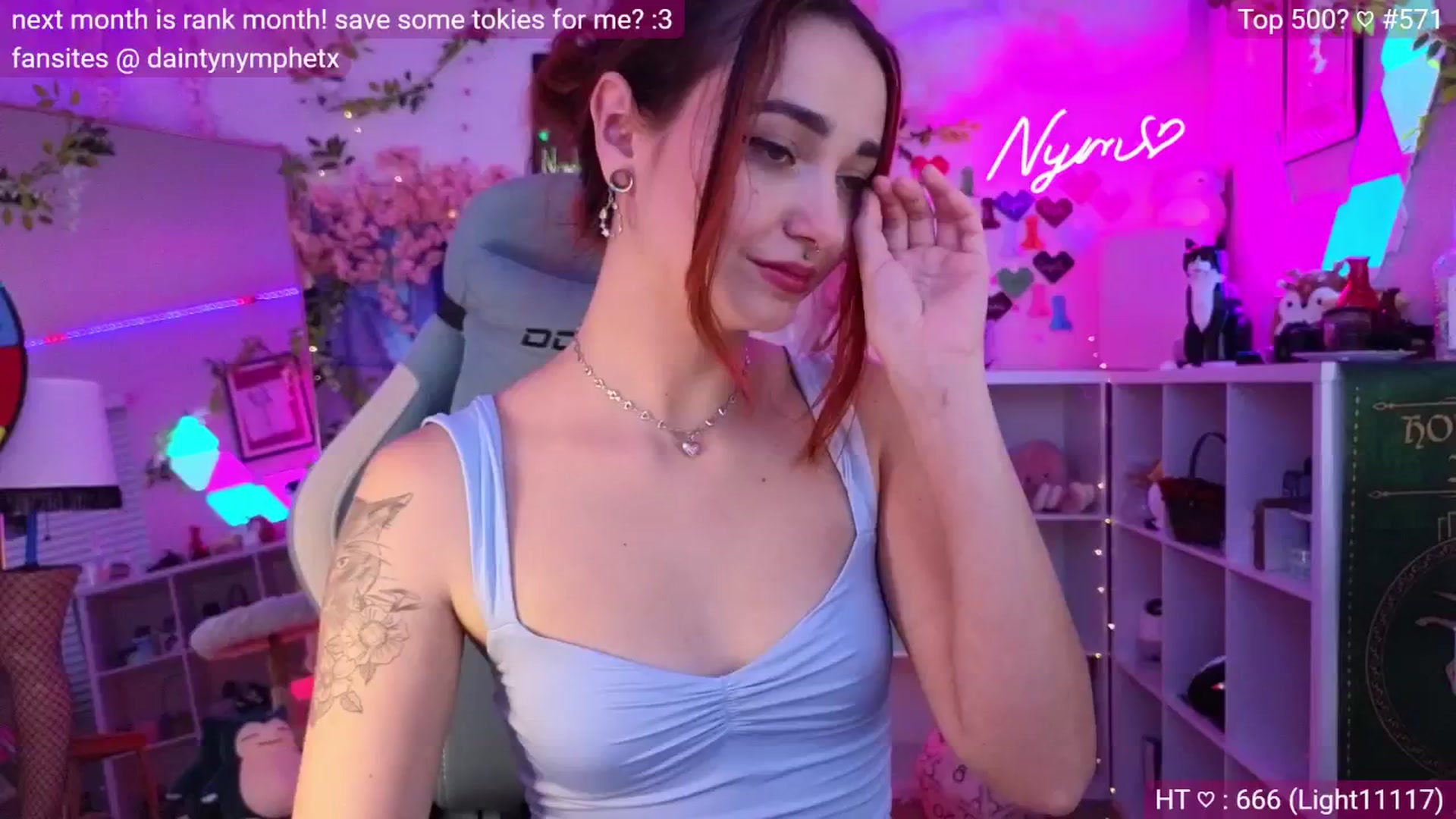 Gallery image thumbnail from Nym_x's myfreecams stream on, 06/16/2024, 04:24 image 17 of 20