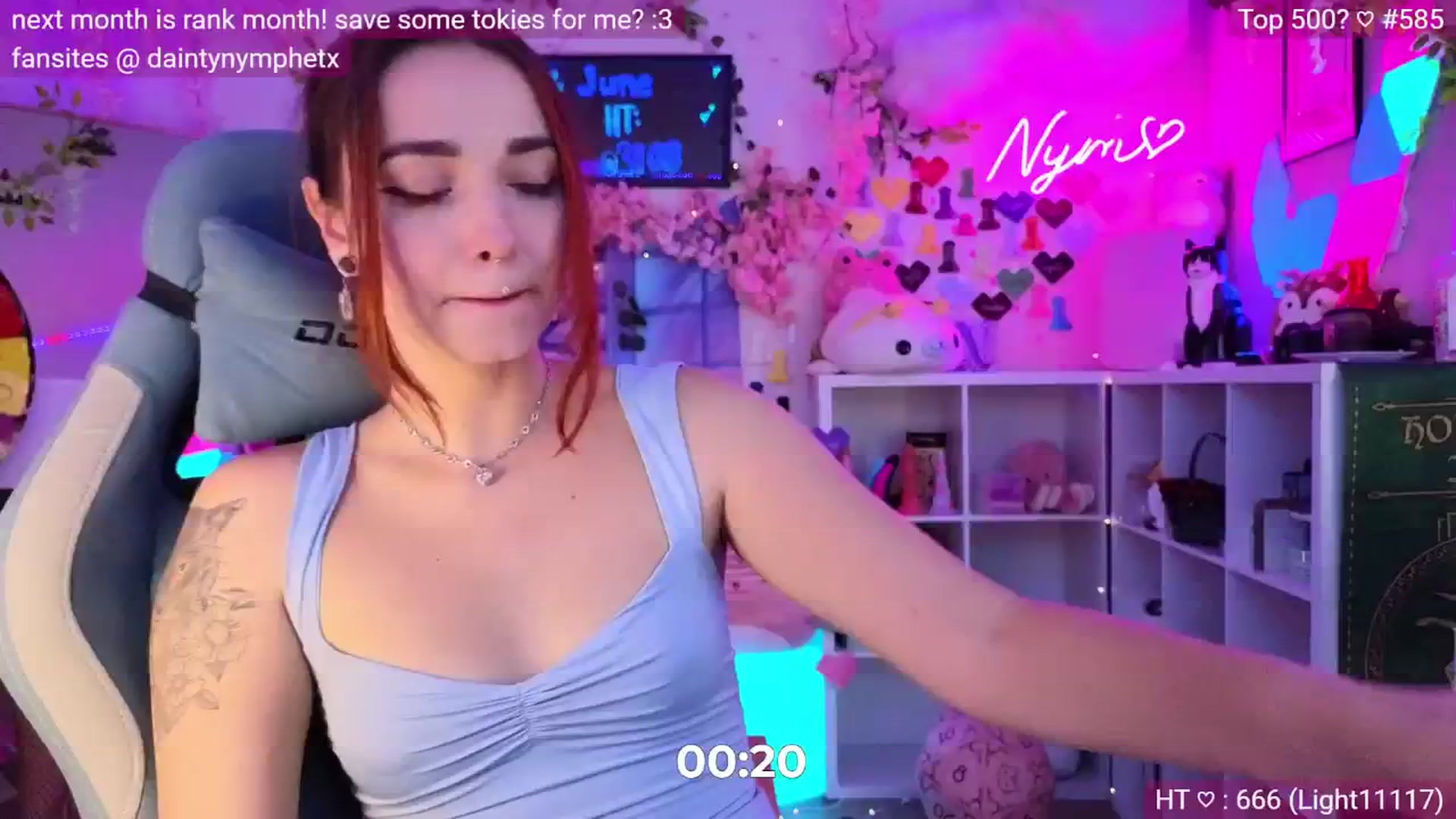 Gallery image thumbnail from Nym_x's myfreecams stream on, 06/16/2024, 04:24 image 15 of 20