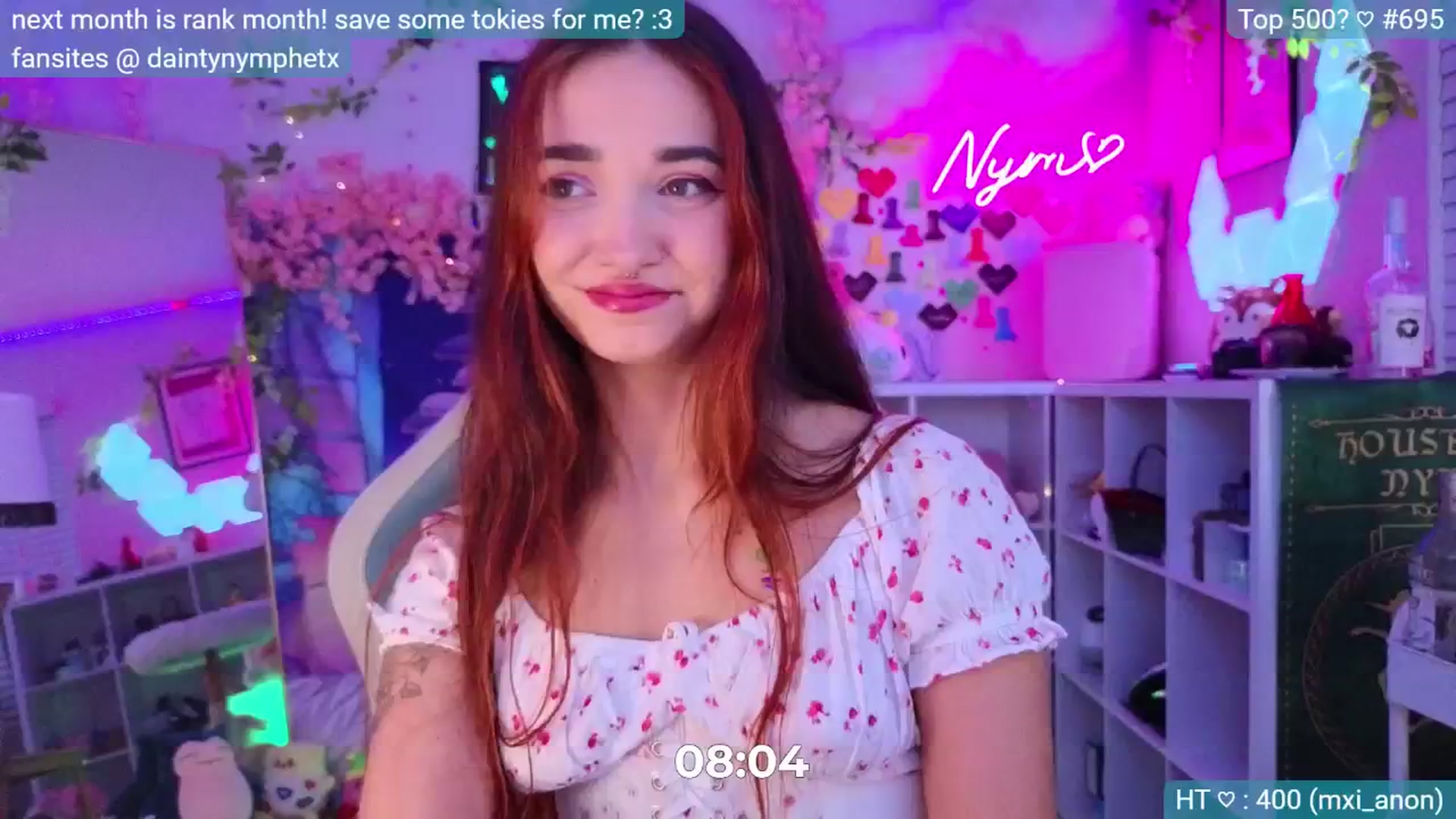 Gallery image thumbnail from Nym_x's myfreecams stream on, 06/21/2024, 04:25 image 17 of 20