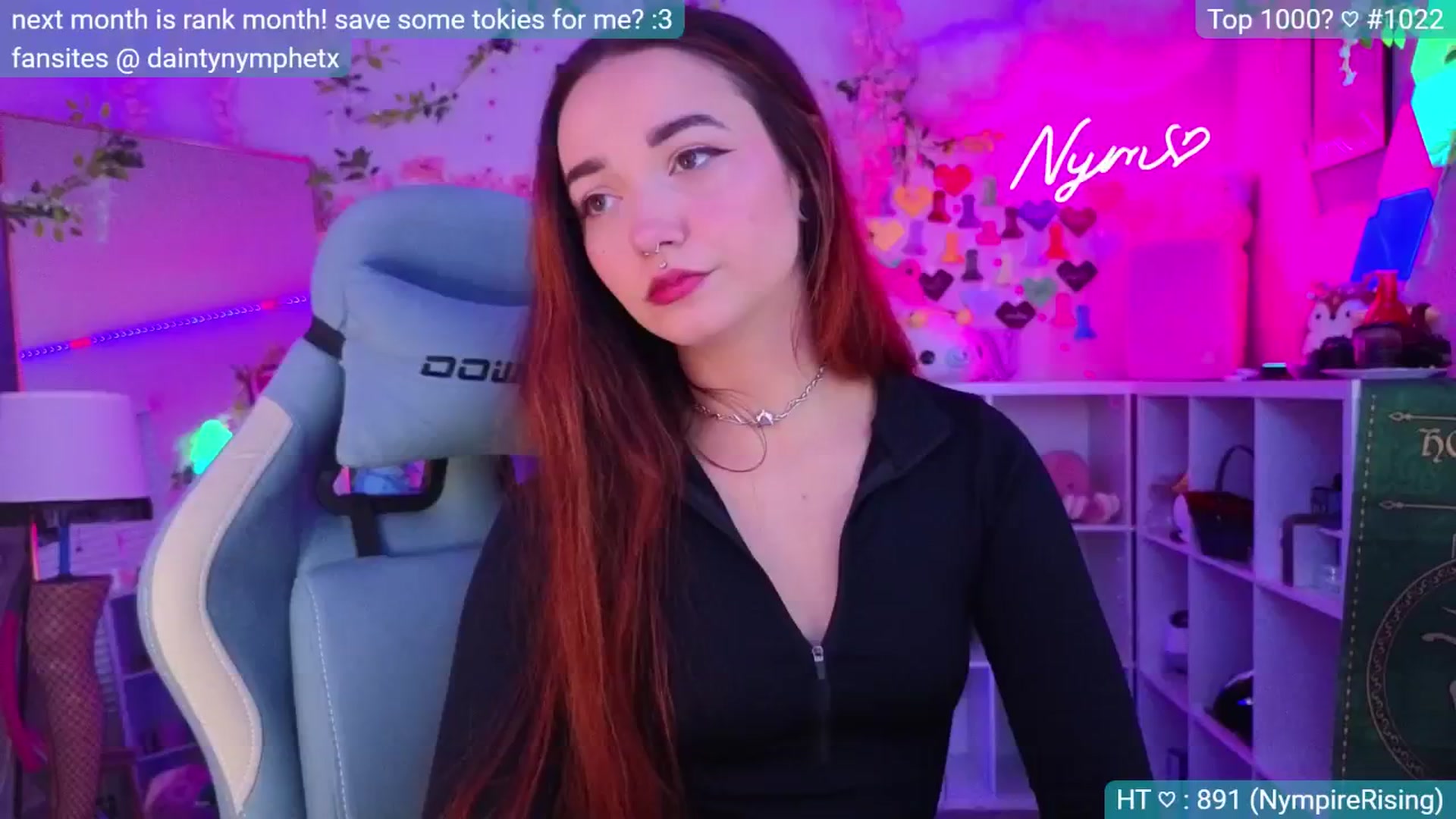 Gallery image thumbnail from Nym_x's myfreecams stream on, 06/29/2024, 03:08 image 14 of 20
