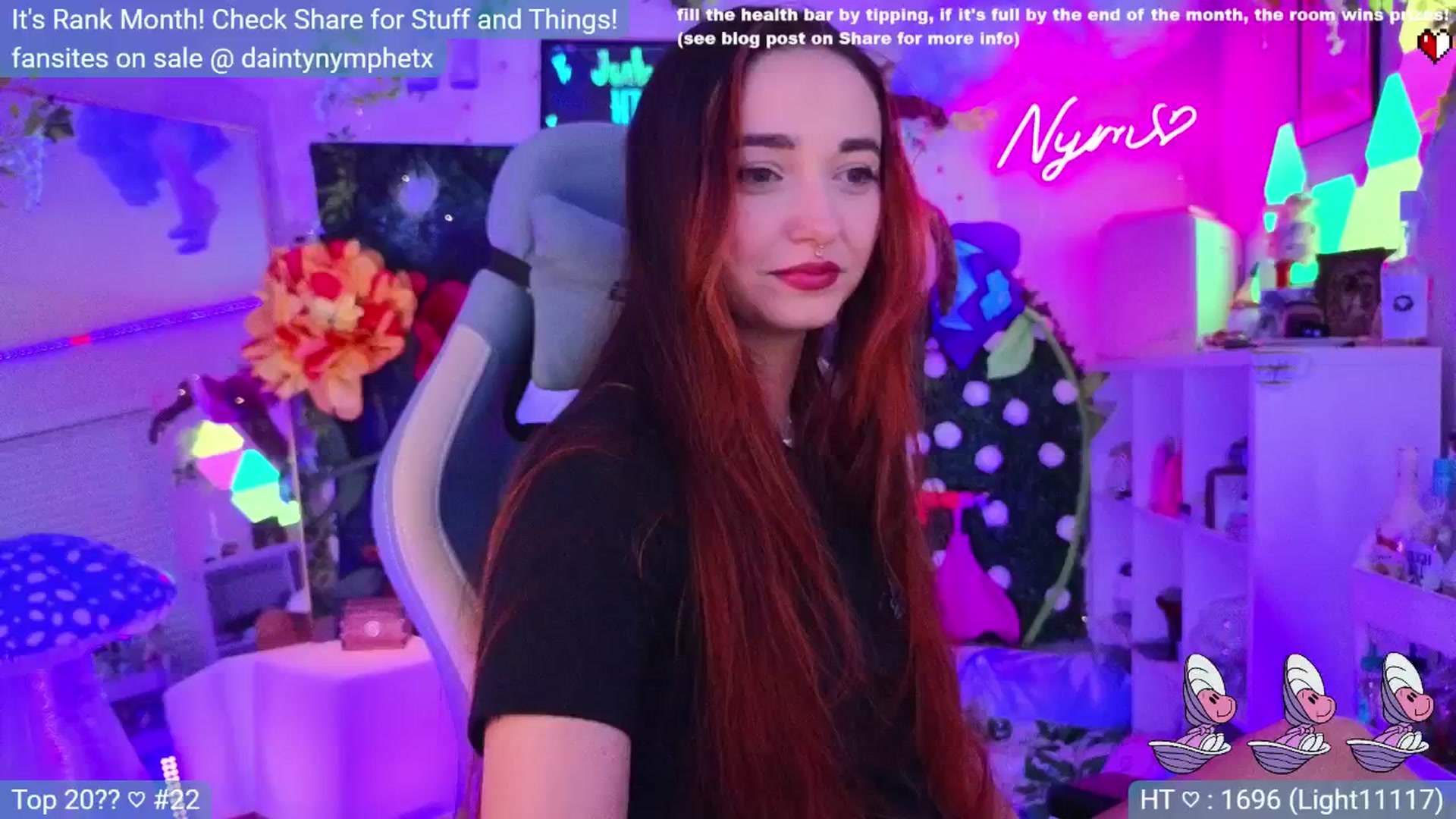 Gallery image thumbnail from Nym_x's myfreecams stream on, 07/01/2024, 08:24 image 12 of 20