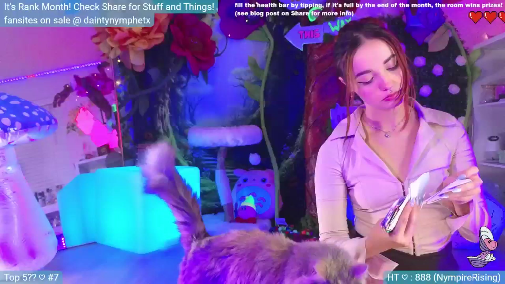 Gallery image thumbnail from Nym_x's myfreecams stream on, 07/04/2024, 01:54 image 6 of 20