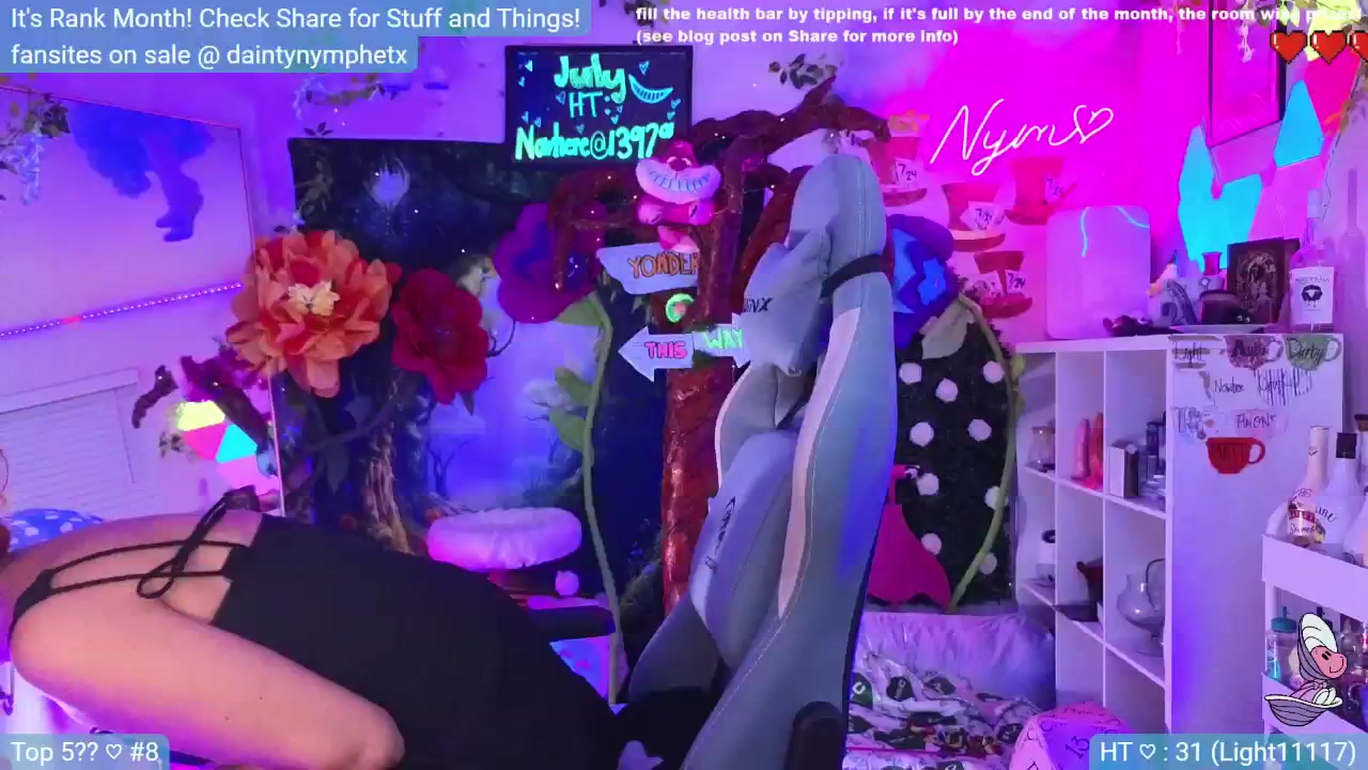 Gallery image thumbnail from Nym_x's myfreecams stream on, 07/05/2024, 02:36 image 19 of 20