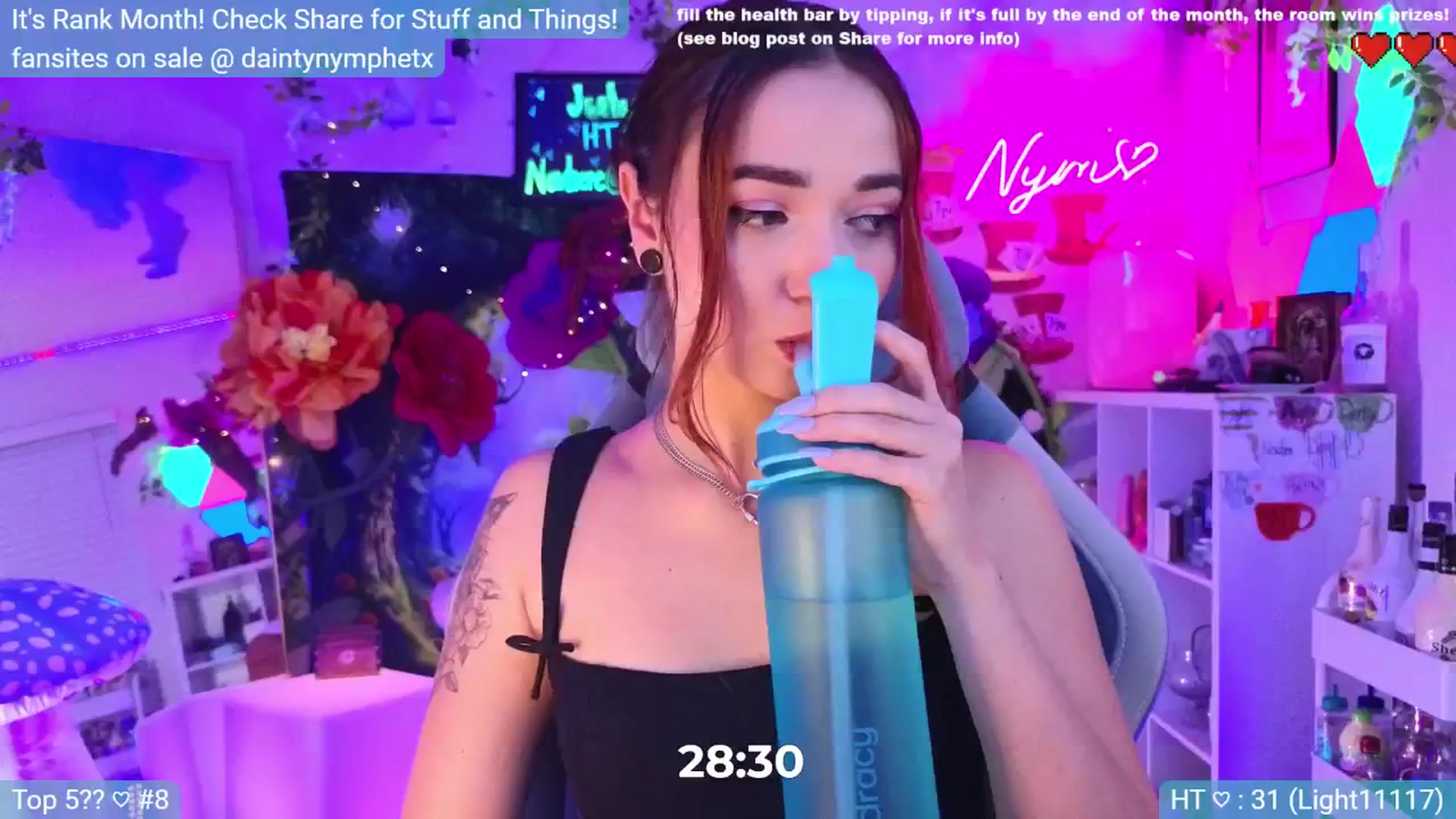 Gallery image thumbnail from Nym_x's myfreecams stream on, 07/05/2024, 03:39 image 8 of 20