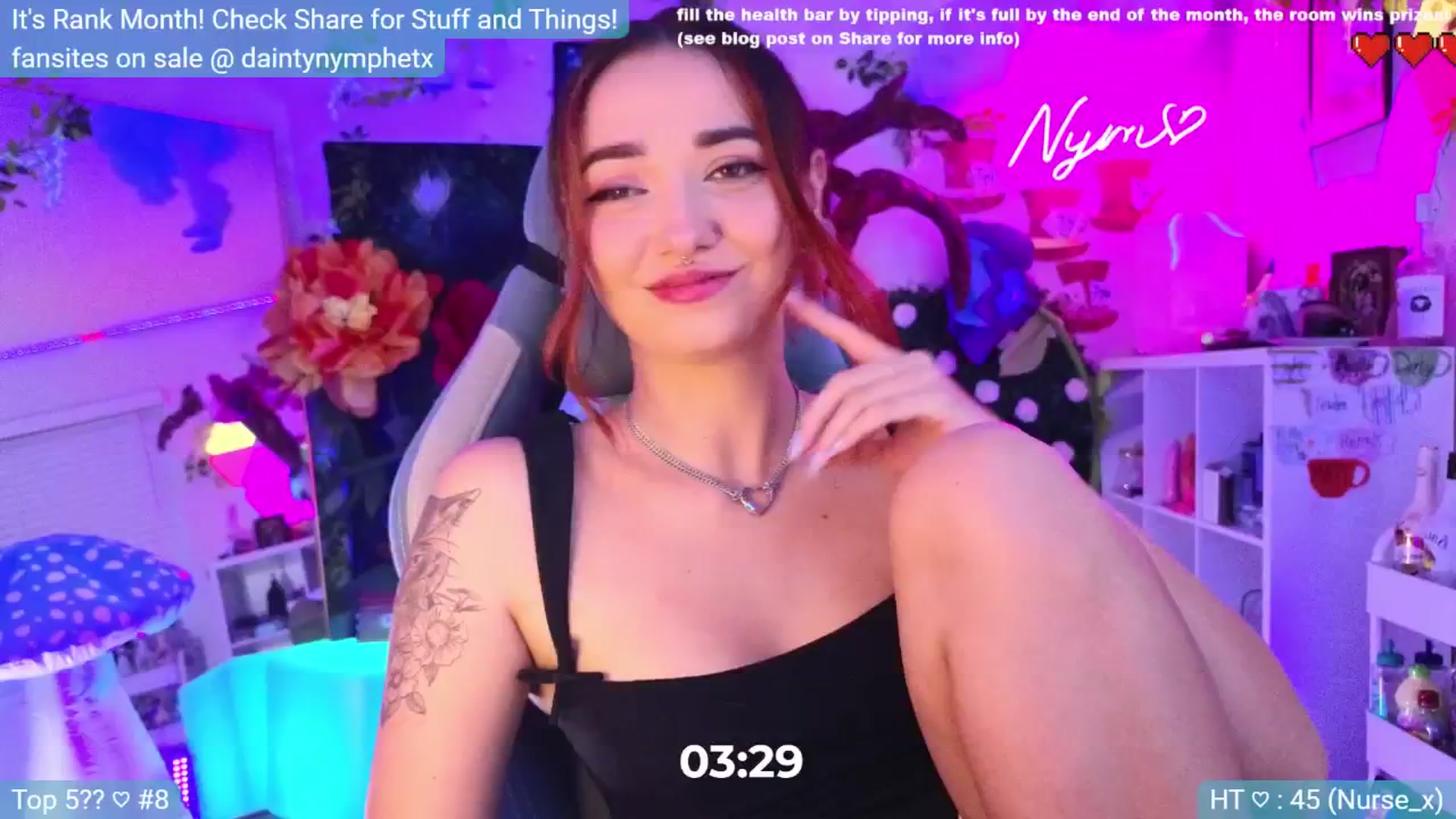 Gallery image thumbnail from Nym_x's myfreecams stream on, 07/05/2024, 03:39 image 18 of 20