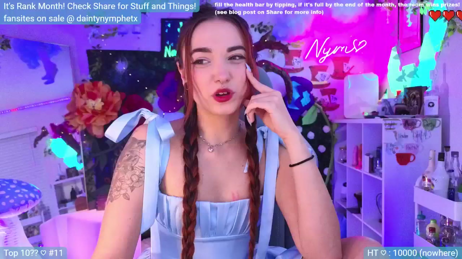 Gallery image thumbnail from Nym_x's myfreecams stream on, 07/07/2024, 02:54 image 9 of 20