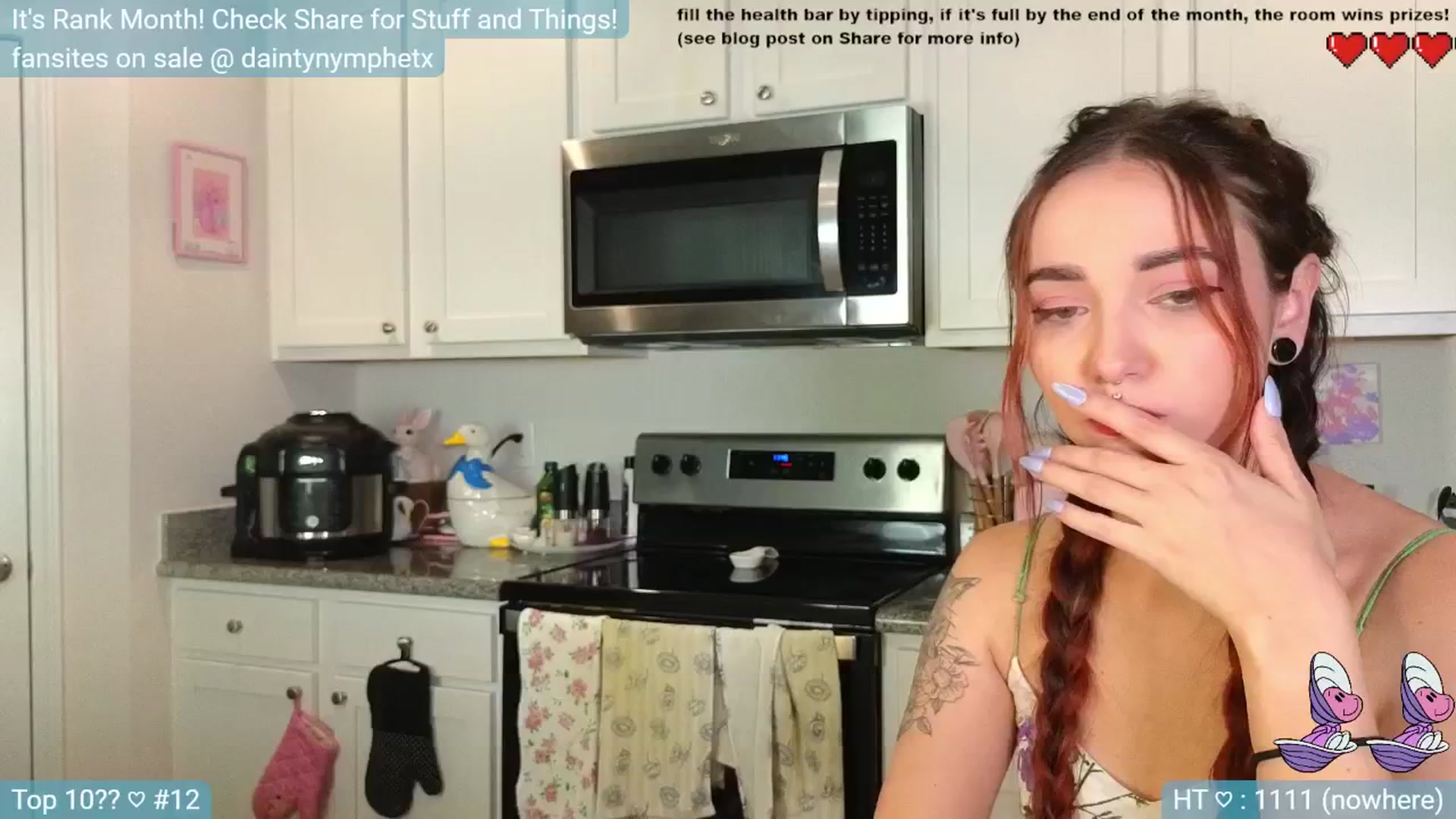 Gallery image thumbnail from Nym_x's myfreecams stream on, 07/07/2024, 18:16 image 9 of 20