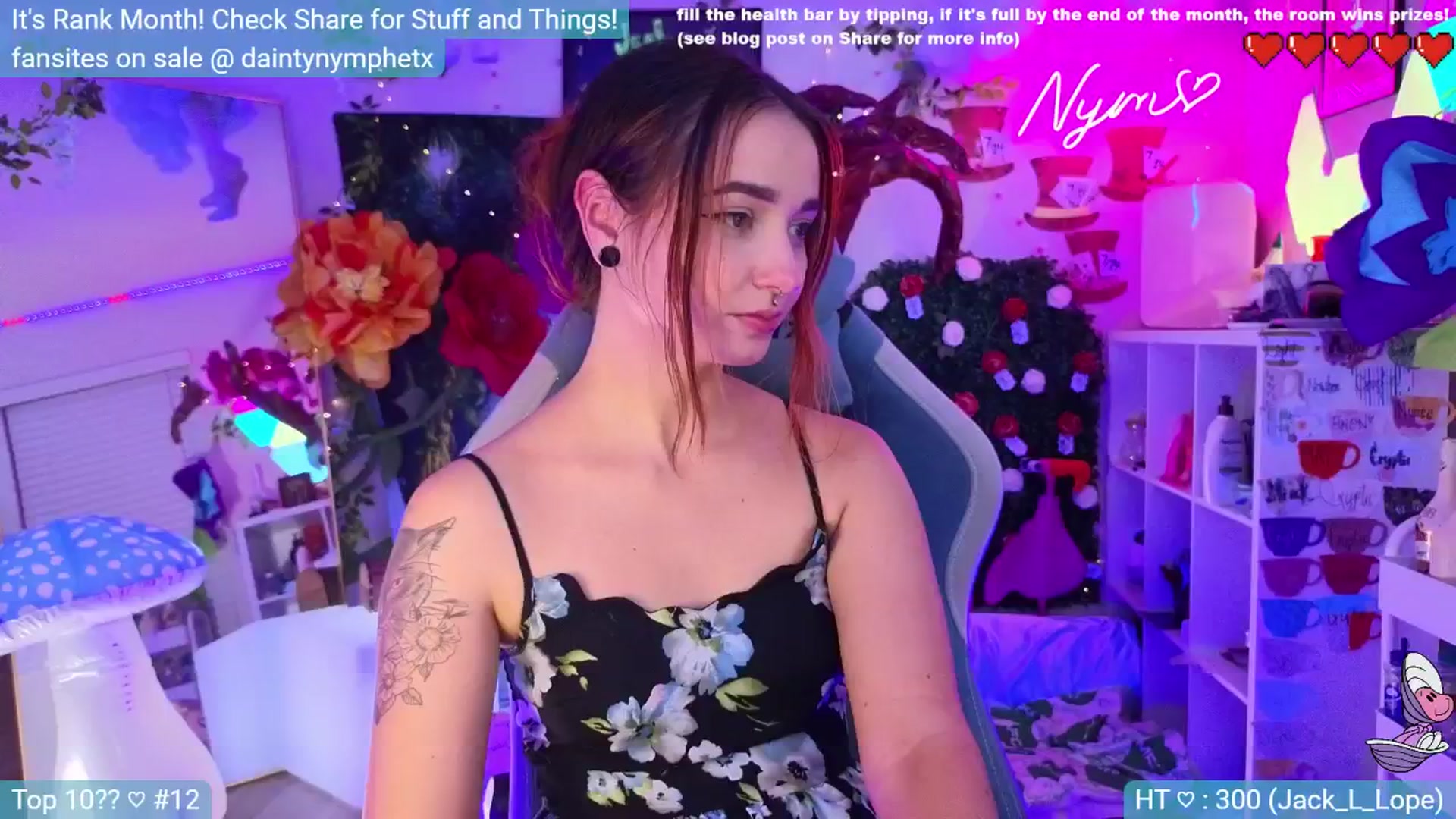 Gallery image thumbnail from Nym_x's myfreecams stream on, 07/15/2024, 04:06 image 11 of 20
