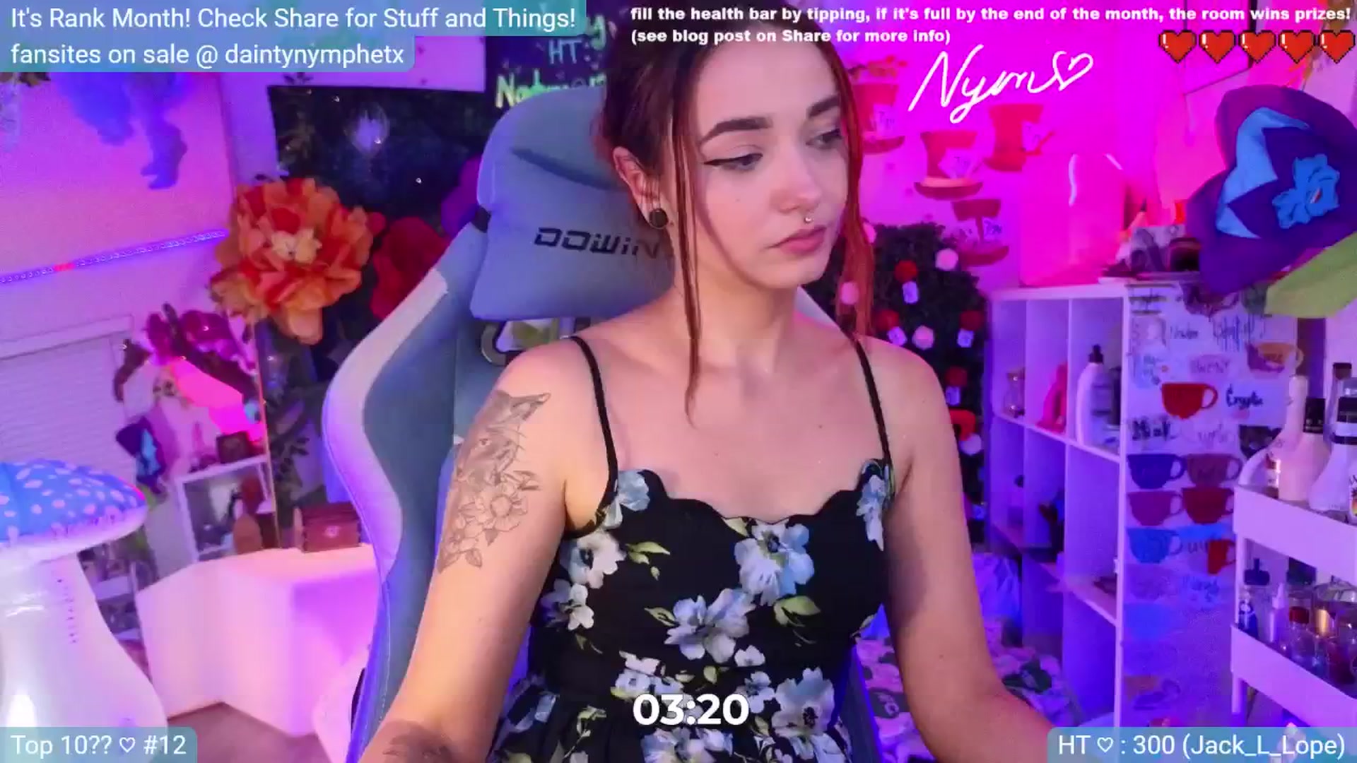 Gallery image thumbnail from Nym_x's myfreecams stream on, 07/15/2024, 04:06 image 20 of 20