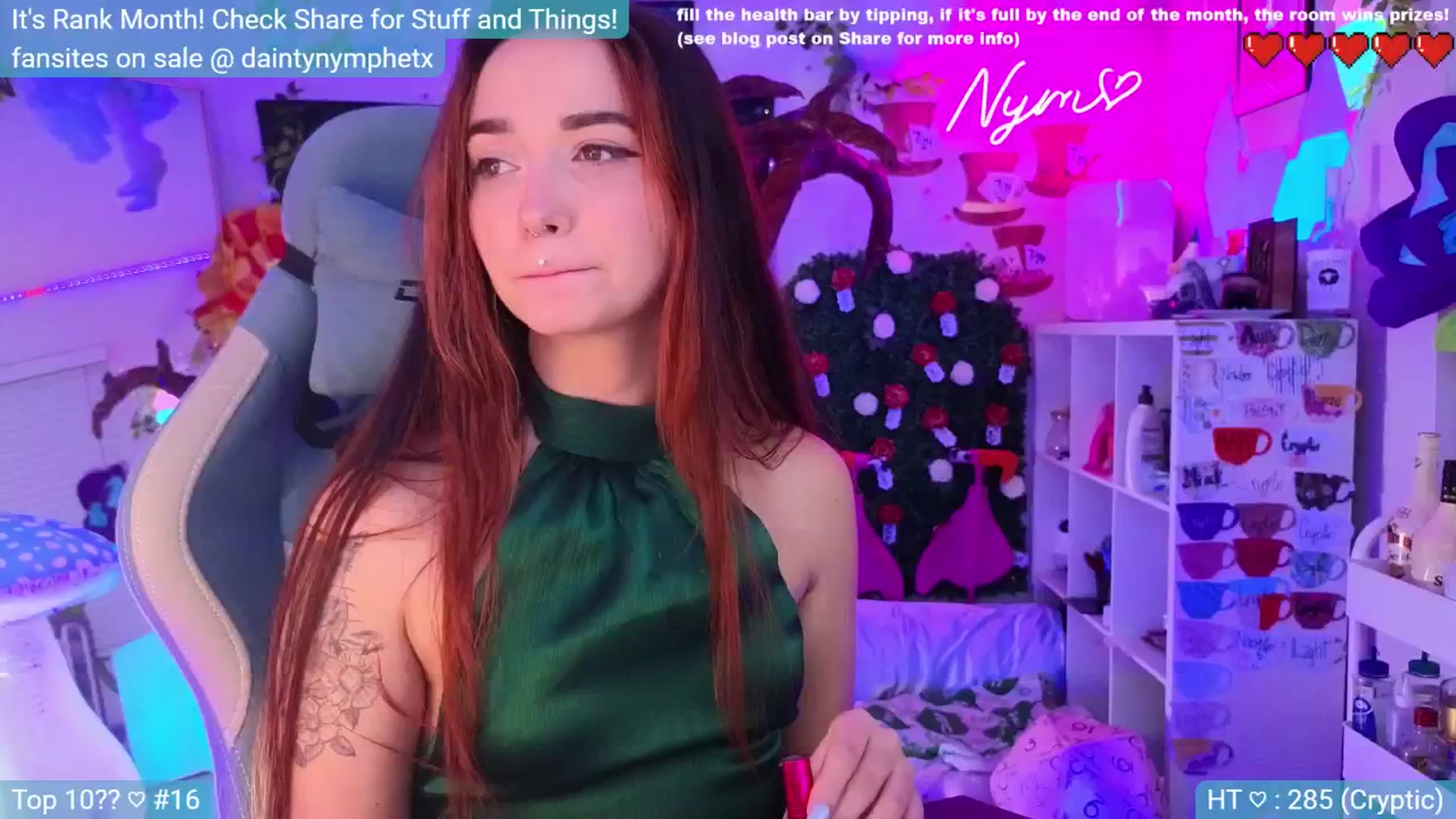 Gallery image thumbnail from Nym_x's myfreecams stream on, 07/17/2024, 04:43 image 18 of 20