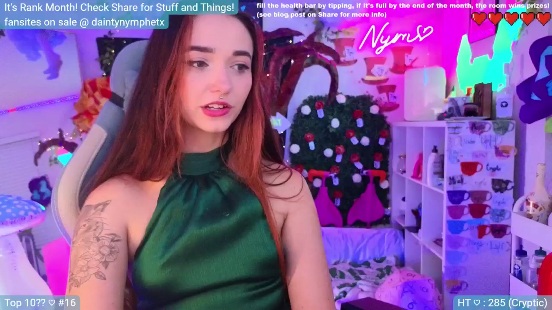Gallery image thumbnail from Nym_x's myfreecams stream on, 07/17/2024, 05:27 image 1 of 20