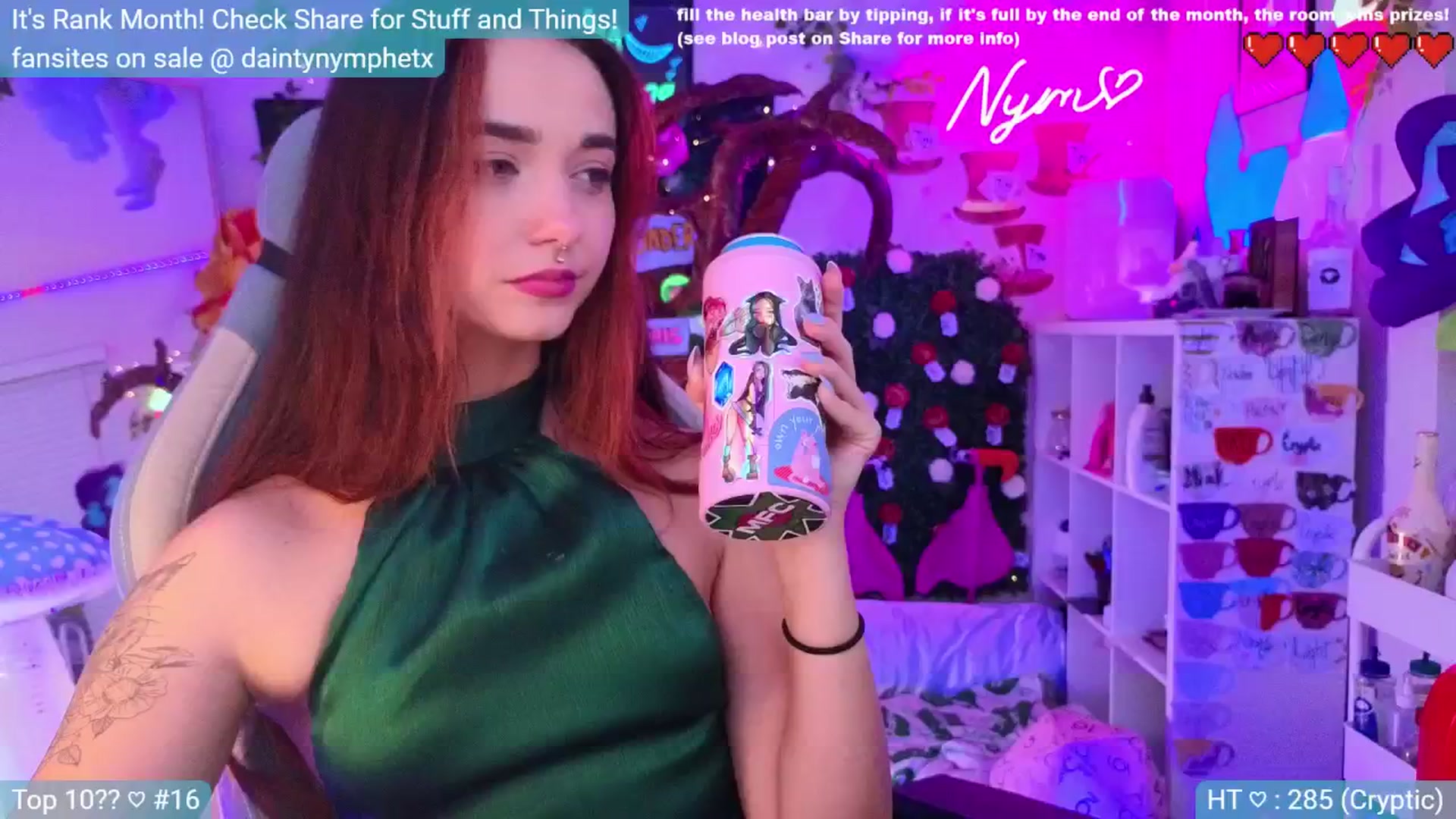 Gallery image thumbnail from Nym_x's myfreecams stream on, 07/17/2024, 05:27 image 6 of 20