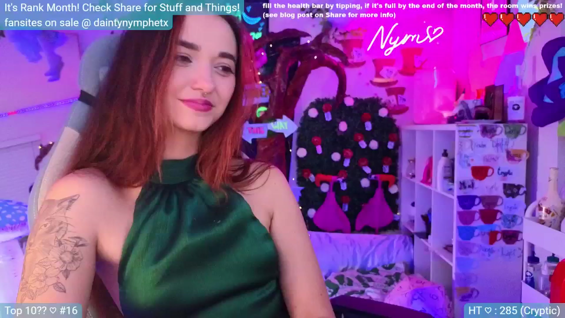 Gallery image thumbnail from Nym_x's myfreecams stream on, 07/17/2024, 05:27 image 8 of 20