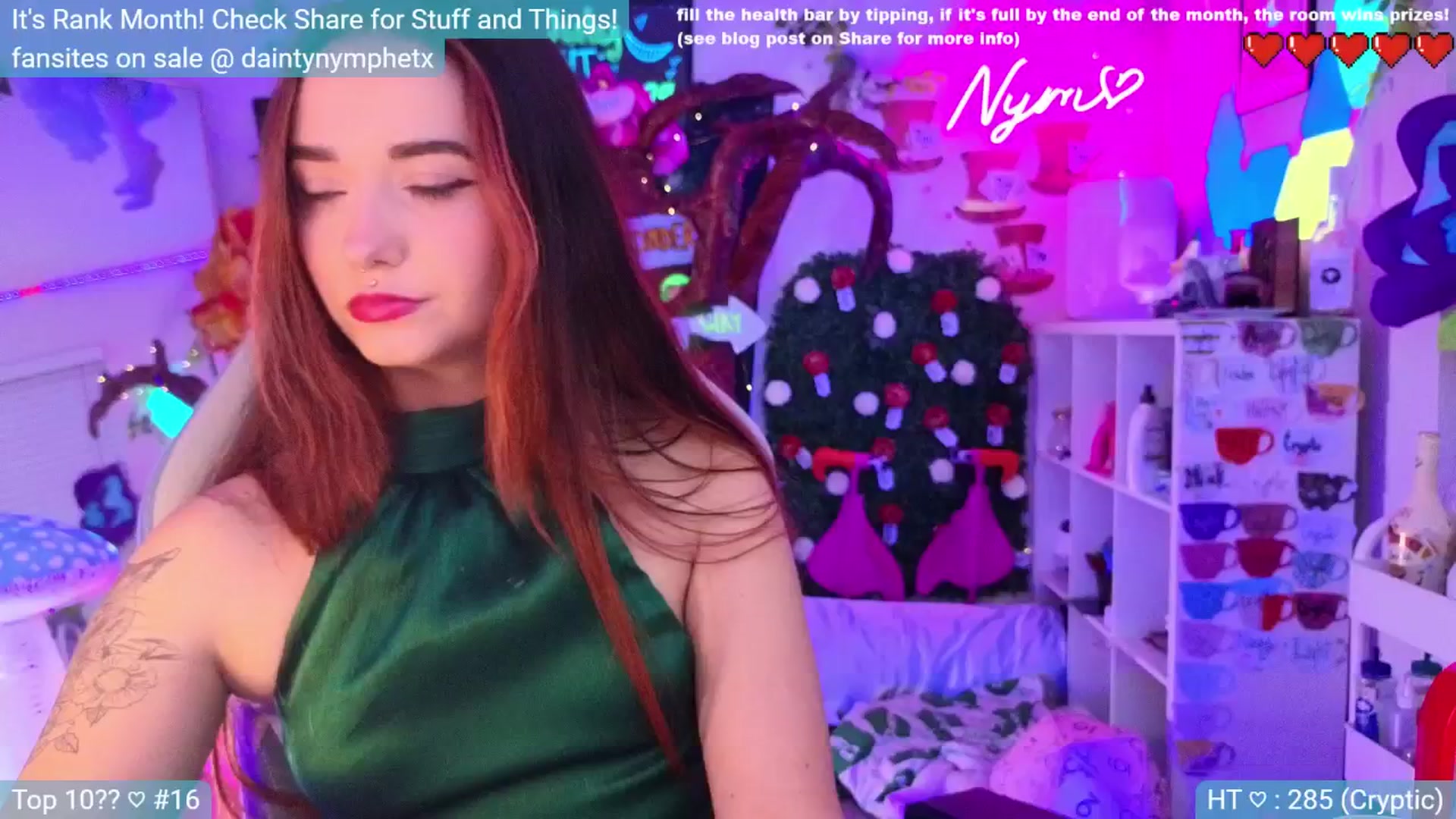 Gallery image thumbnail from Nym_x's myfreecams stream on, 07/17/2024, 05:27 image 10 of 20