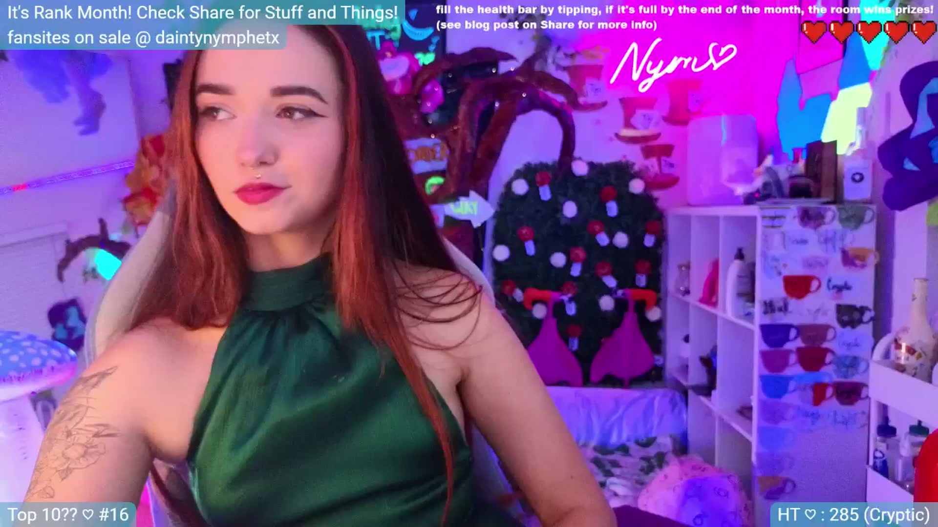 Gallery image thumbnail from Nym_x's myfreecams stream on, 07/17/2024, 05:27 image 2 of 20