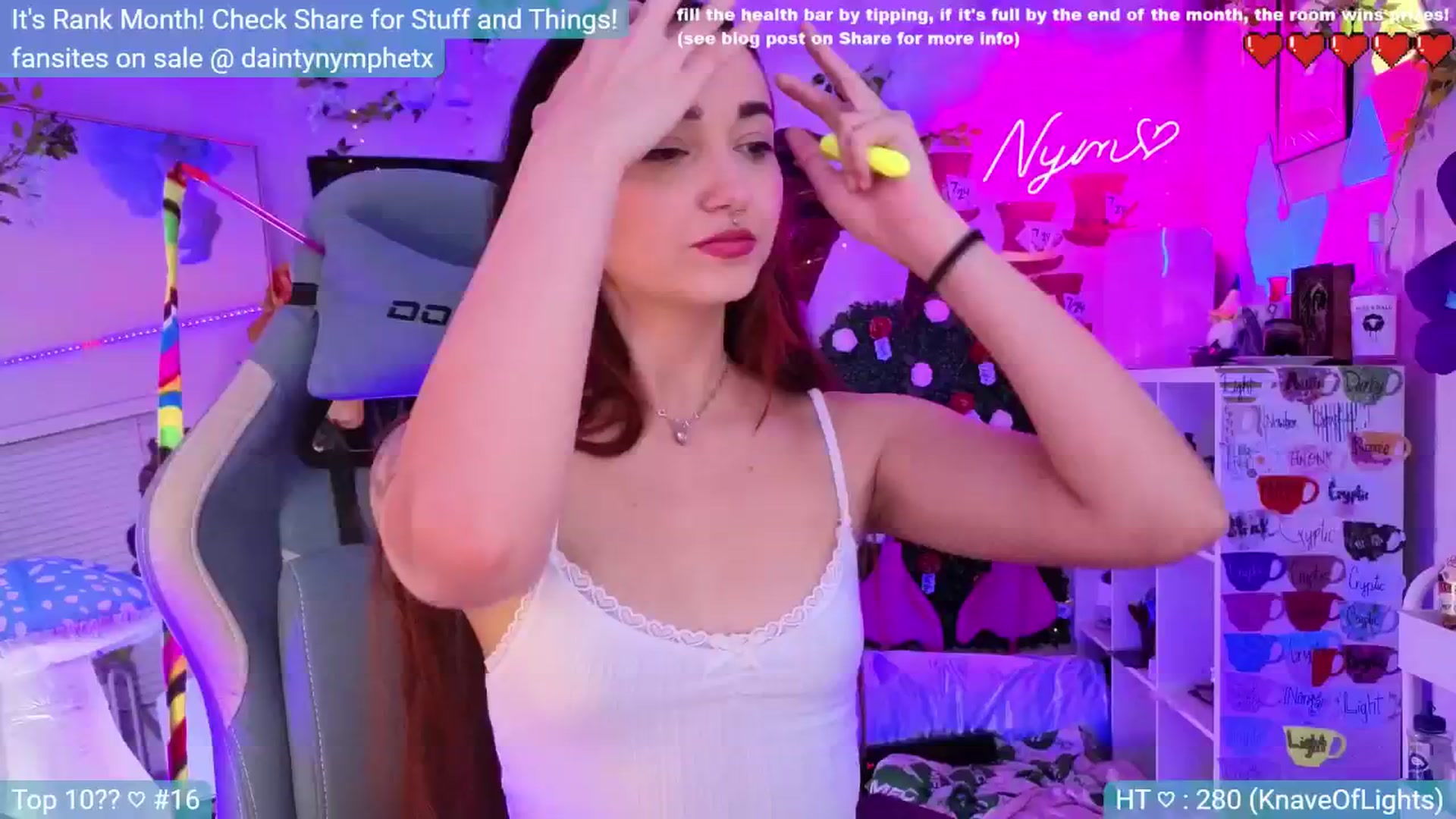 Gallery image thumbnail from Nym_x's myfreecams stream on, 07/18/2024, 03:31 image 10 of 20