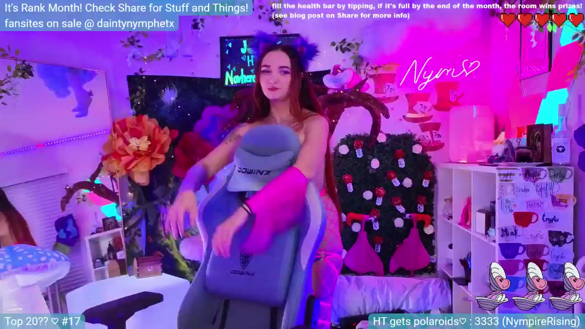 Gallery image thumbnail from Nym_x's myfreecams stream on, 07/20/2024, 05:26 image 13 of 20
