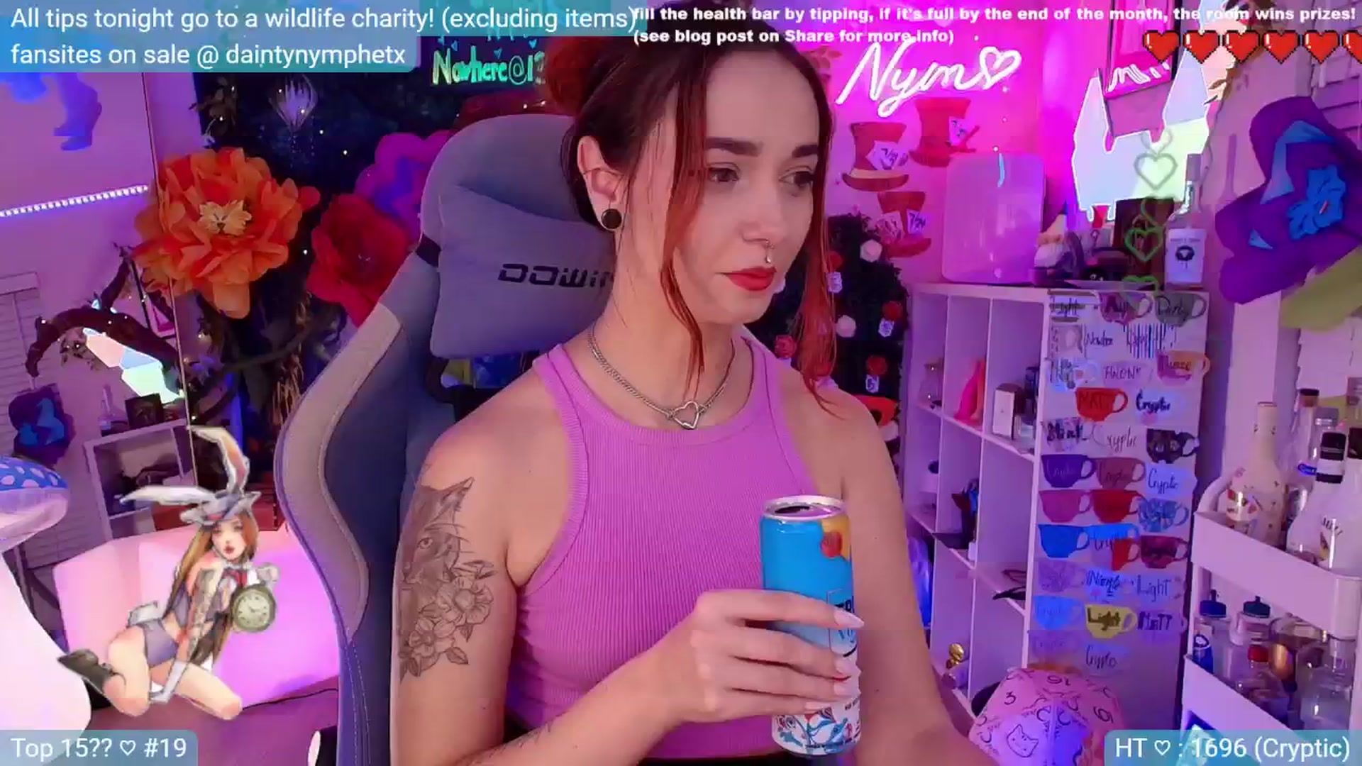 Gallery image thumbnail from Nym_x's myfreecams stream on, 07/23/2024, 04:42 image 9 of 20