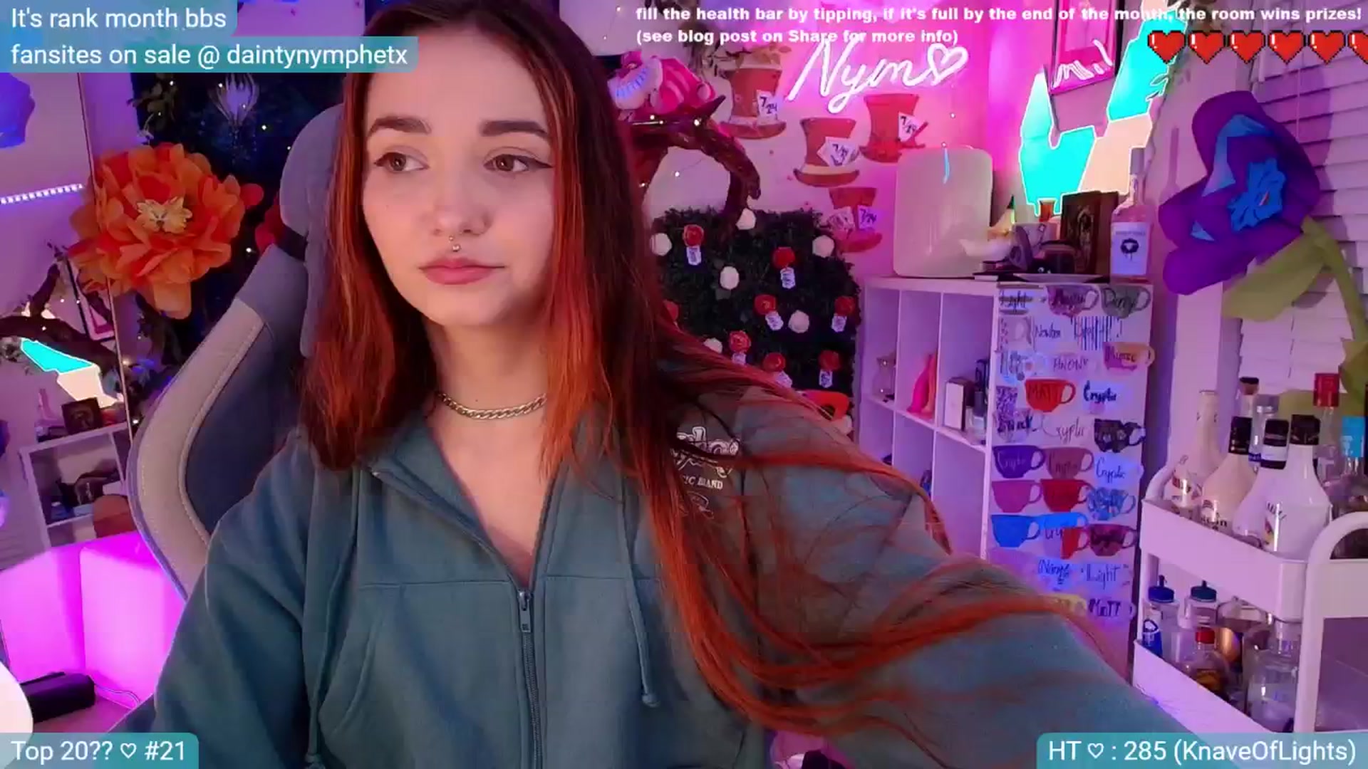 Gallery image thumbnail from Nym_x's myfreecams stream on, 07/24/2024, 04:54 image 7 of 20