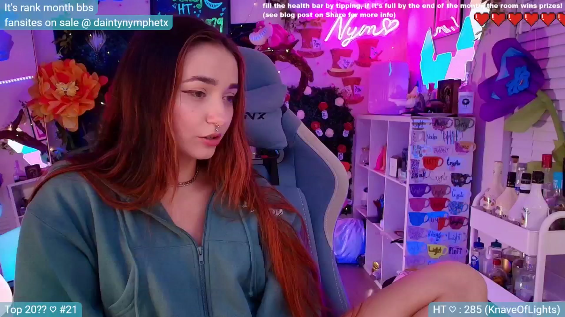 Gallery image thumbnail from Nym_x's myfreecams stream on, 07/24/2024, 04:54 image 8 of 20