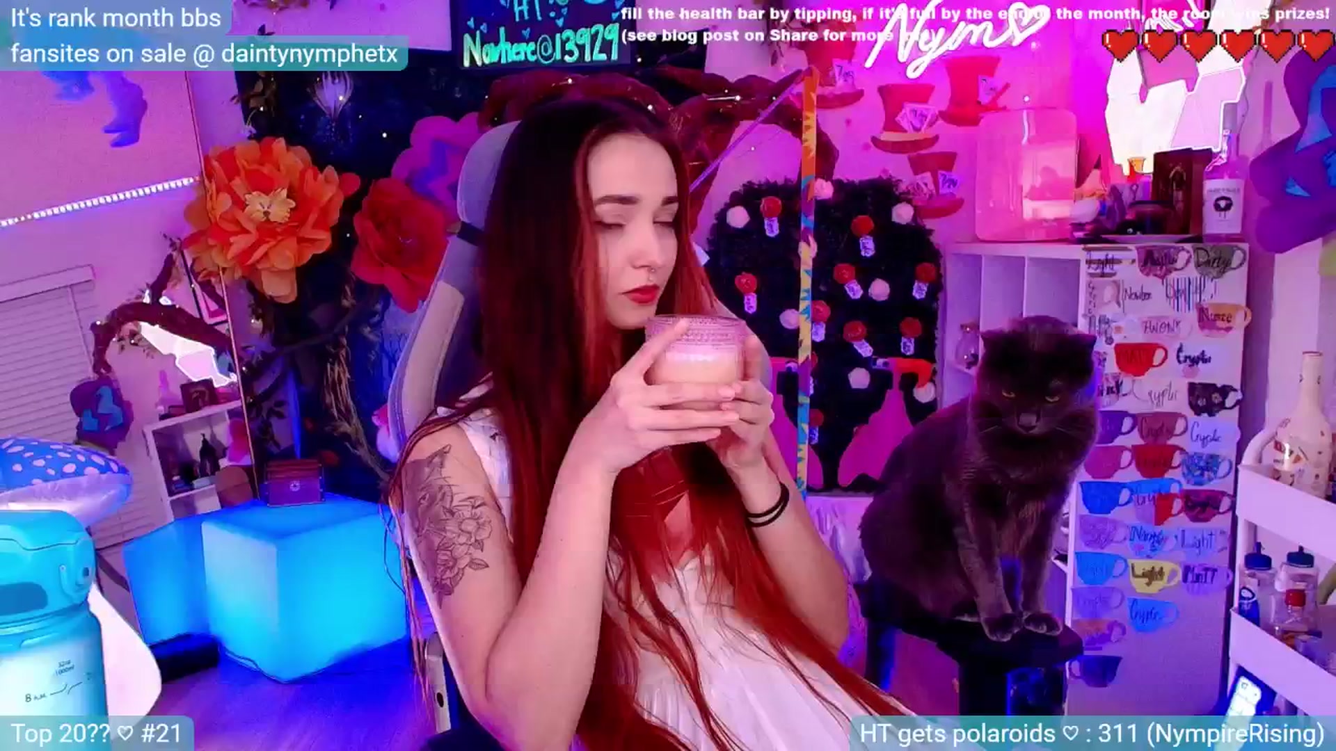 Gallery image thumbnail from Nym_x's myfreecams stream on, 07/27/2024, 02:54 image 9 of 20