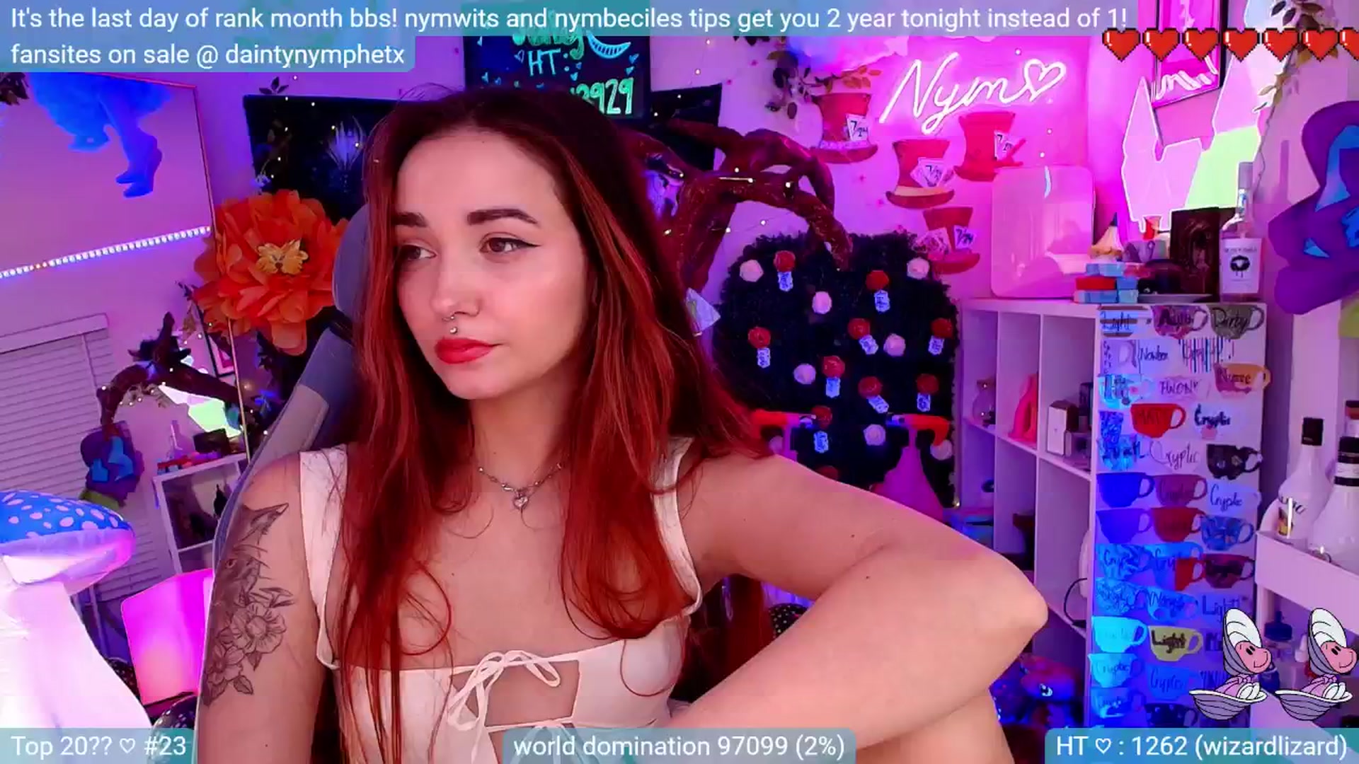 Gallery image thumbnail from Nym_x's myfreecams stream on, 08/01/2024, 01:22 image 9 of 20