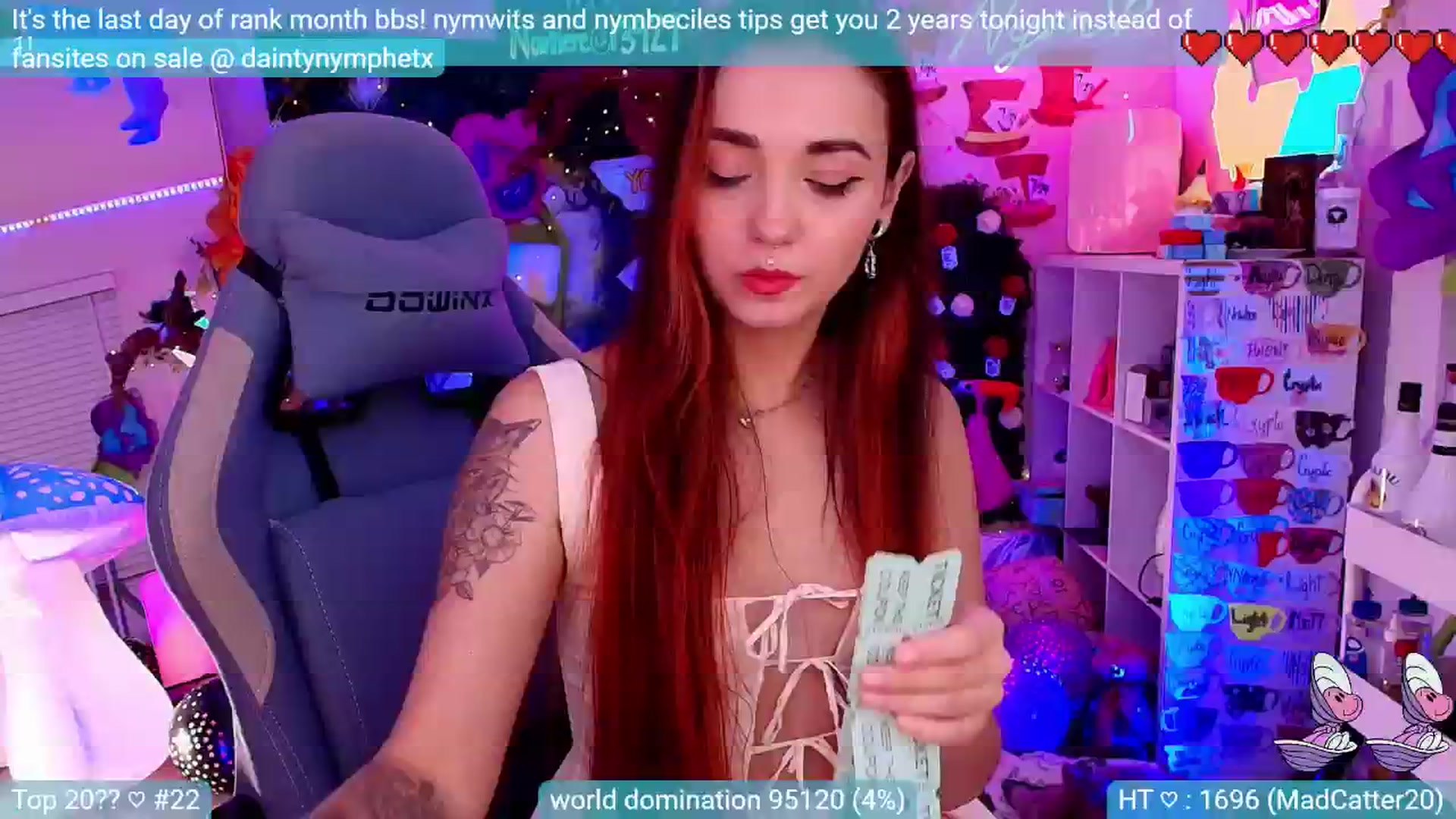 Gallery image thumbnail from Nym_x's myfreecams stream on, 08/01/2024, 01:53 image 18 of 20