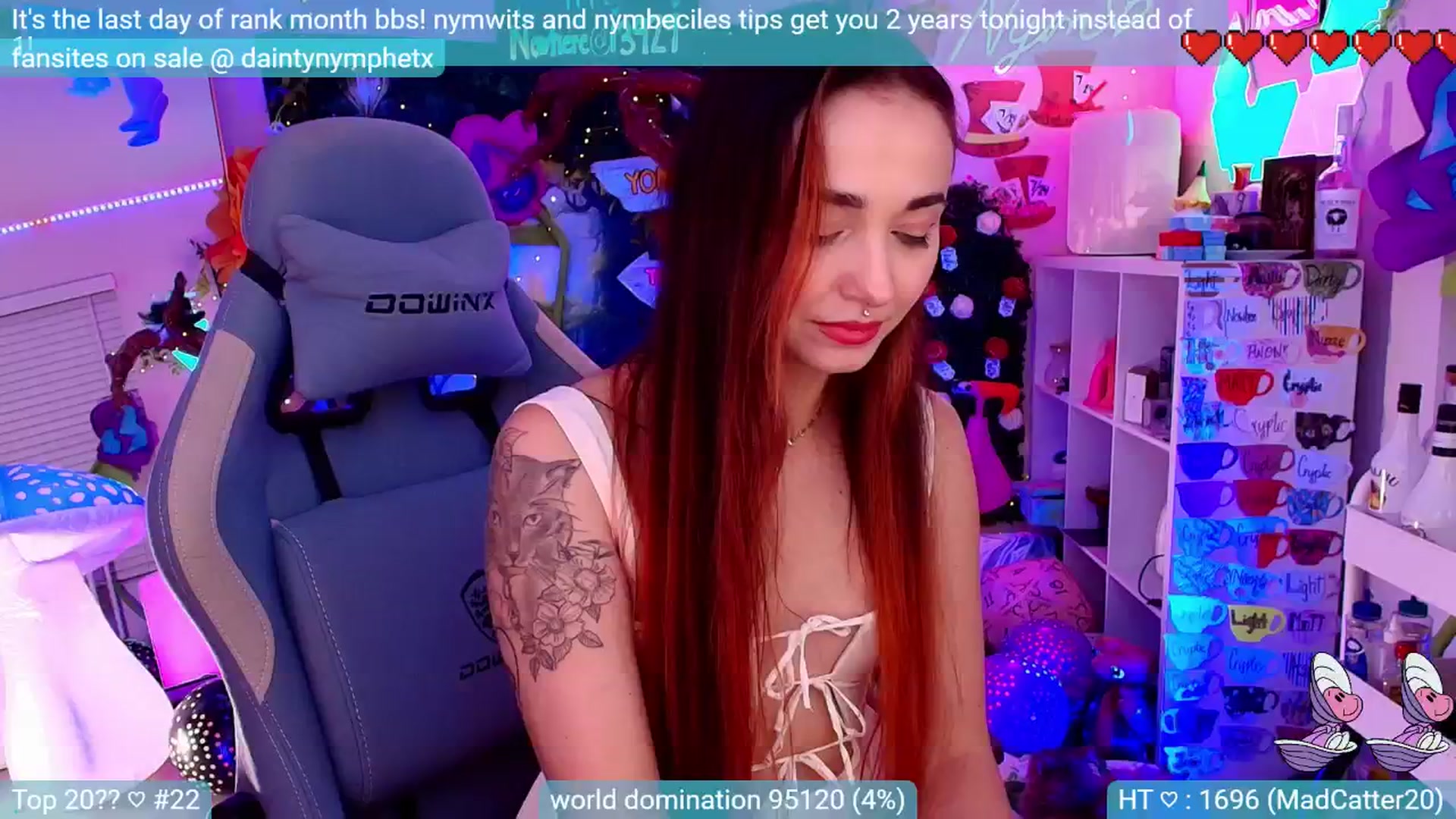 Gallery image thumbnail from Nym_x's myfreecams stream on, 08/01/2024, 01:53 image 16 of 20