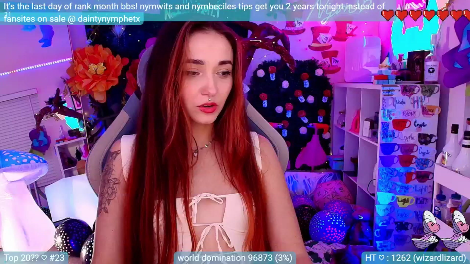 Gallery image thumbnail from Nym_x's myfreecams stream on, 08/01/2024, 01:53 image 2 of 20