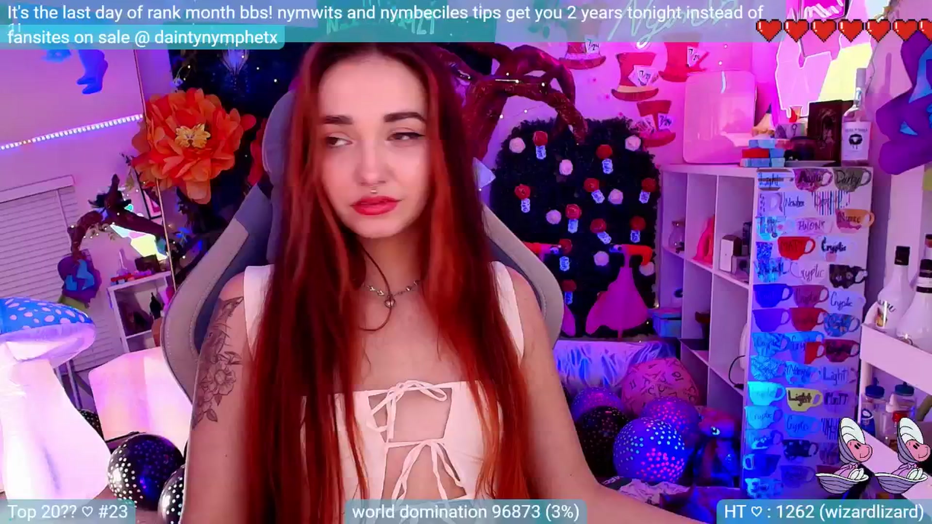 Gallery image thumbnail from Nym_x's myfreecams stream on, 08/01/2024, 01:53 image 1 of 20