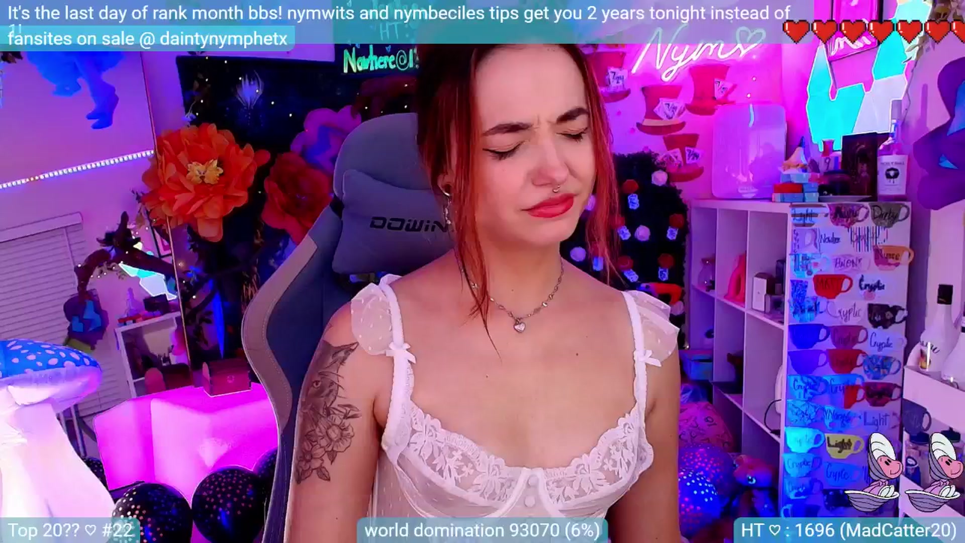 Gallery image thumbnail from Nym_x's myfreecams stream on, 08/01/2024, 06:24 image 3 of 20