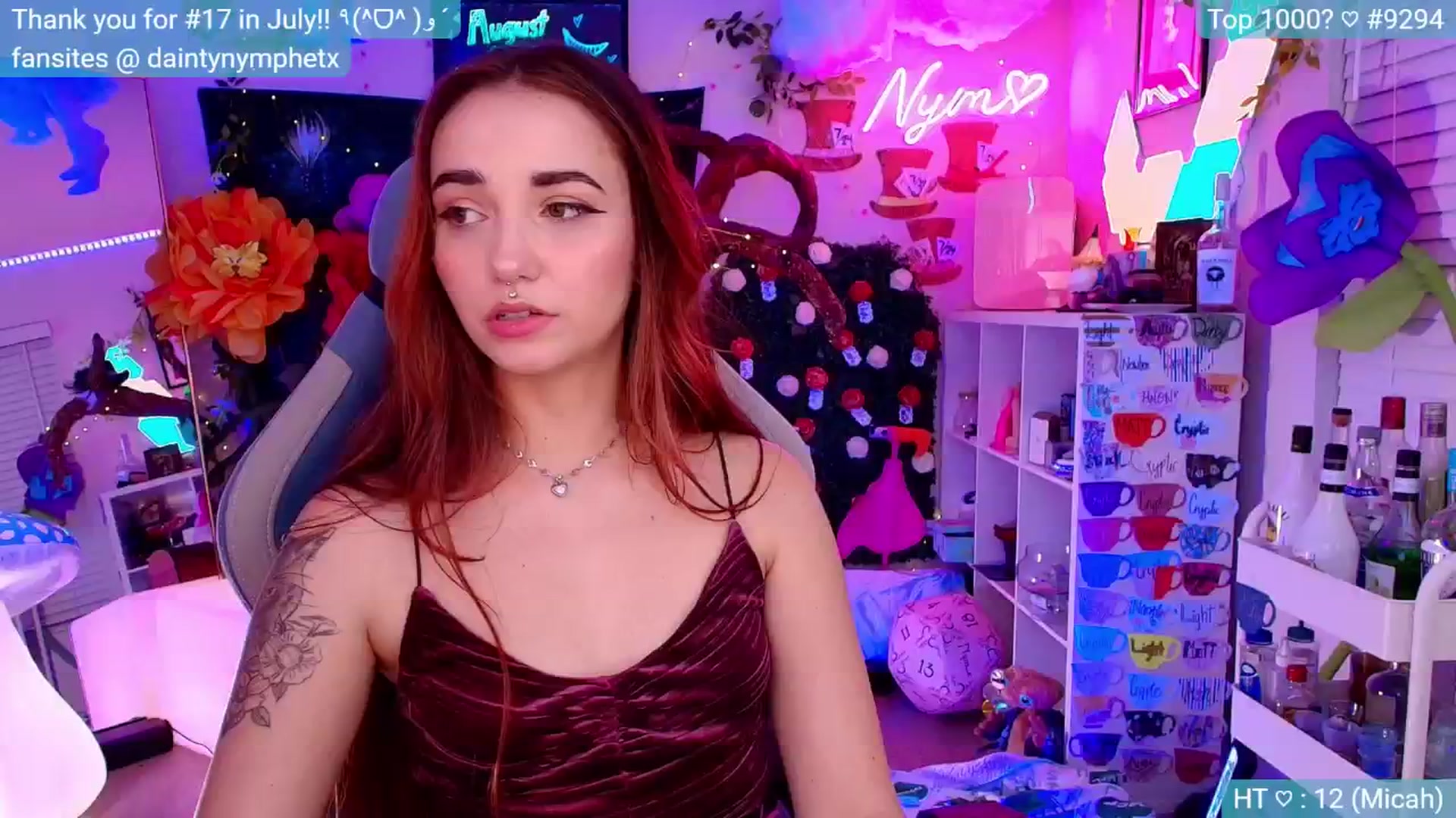Gallery image thumbnail from Nym_x's myfreecams stream on, 08/19/2024, 04:23 image 7 of 20