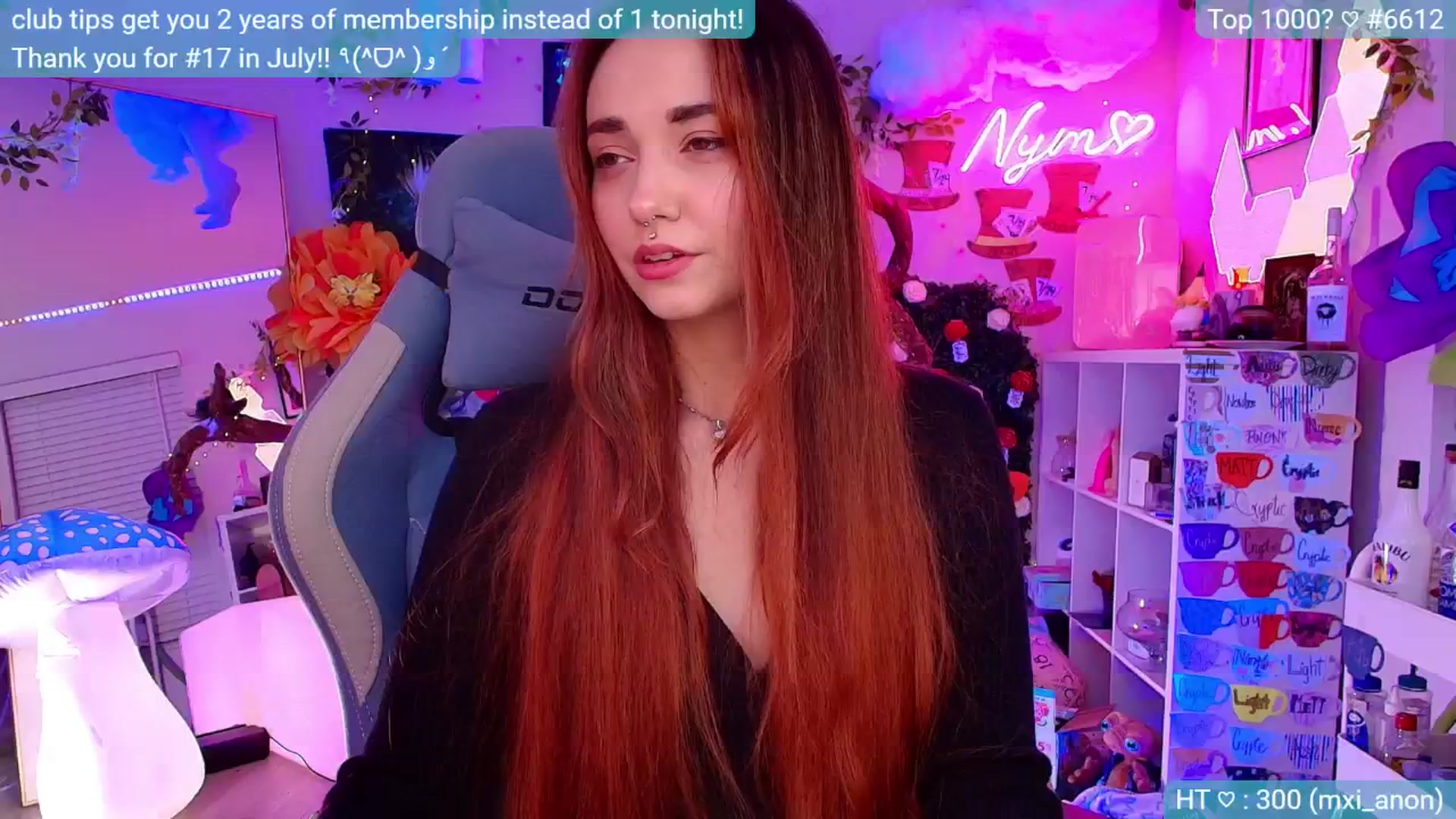 Gallery image thumbnail from Nym_x's myfreecams stream on, 08/25/2024, 05:37 image 5 of 20