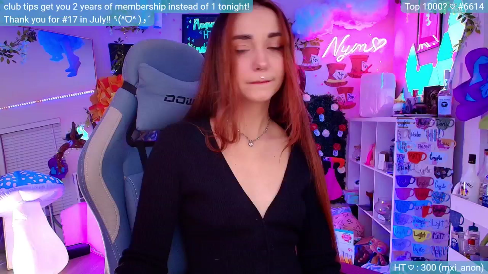Gallery image thumbnail from Nym_x's myfreecams stream on, 08/25/2024, 05:37 image 8 of 20