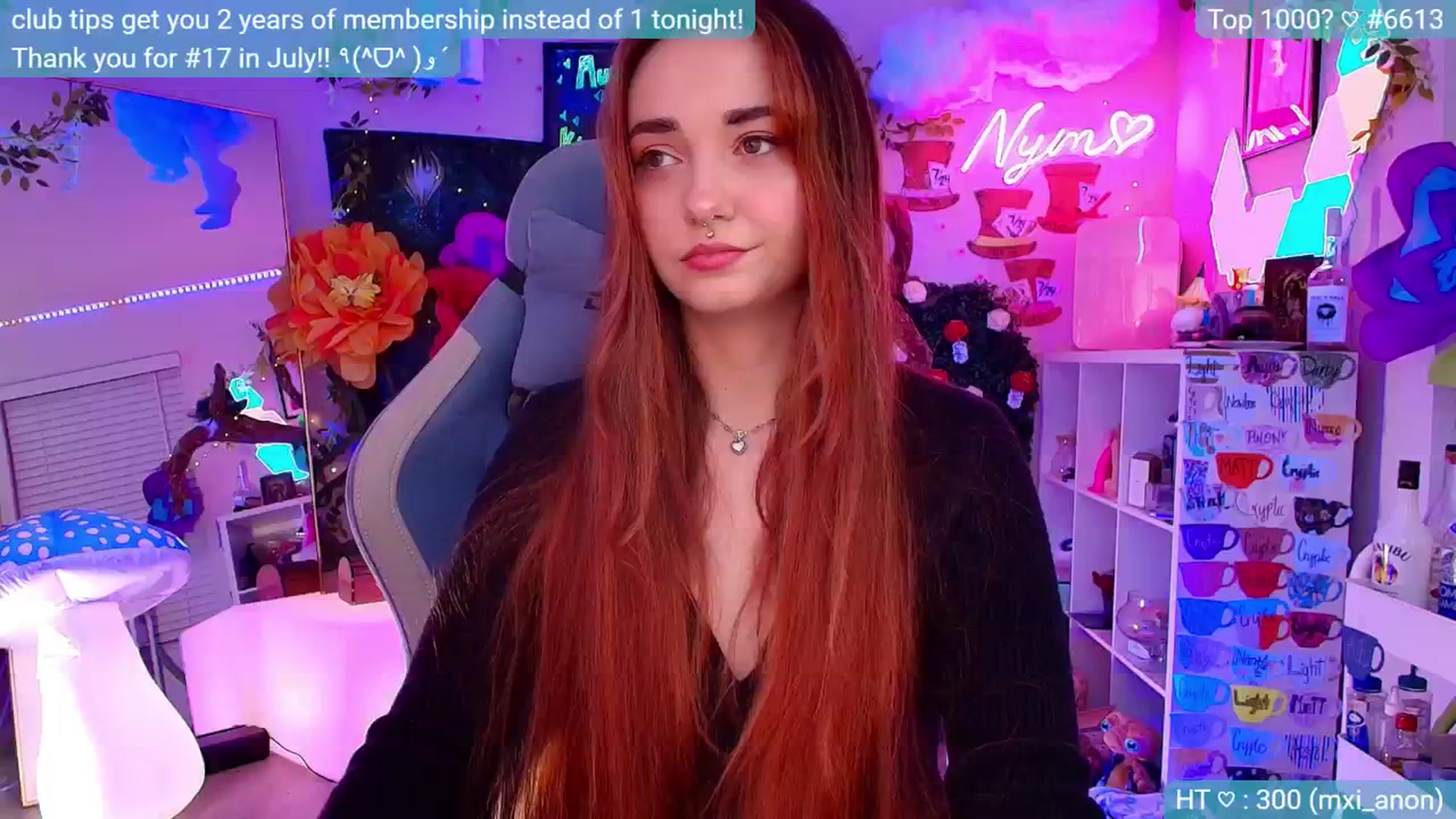 Gallery image thumbnail from Nym_x's myfreecams stream on, 08/25/2024, 05:37 image 6 of 20