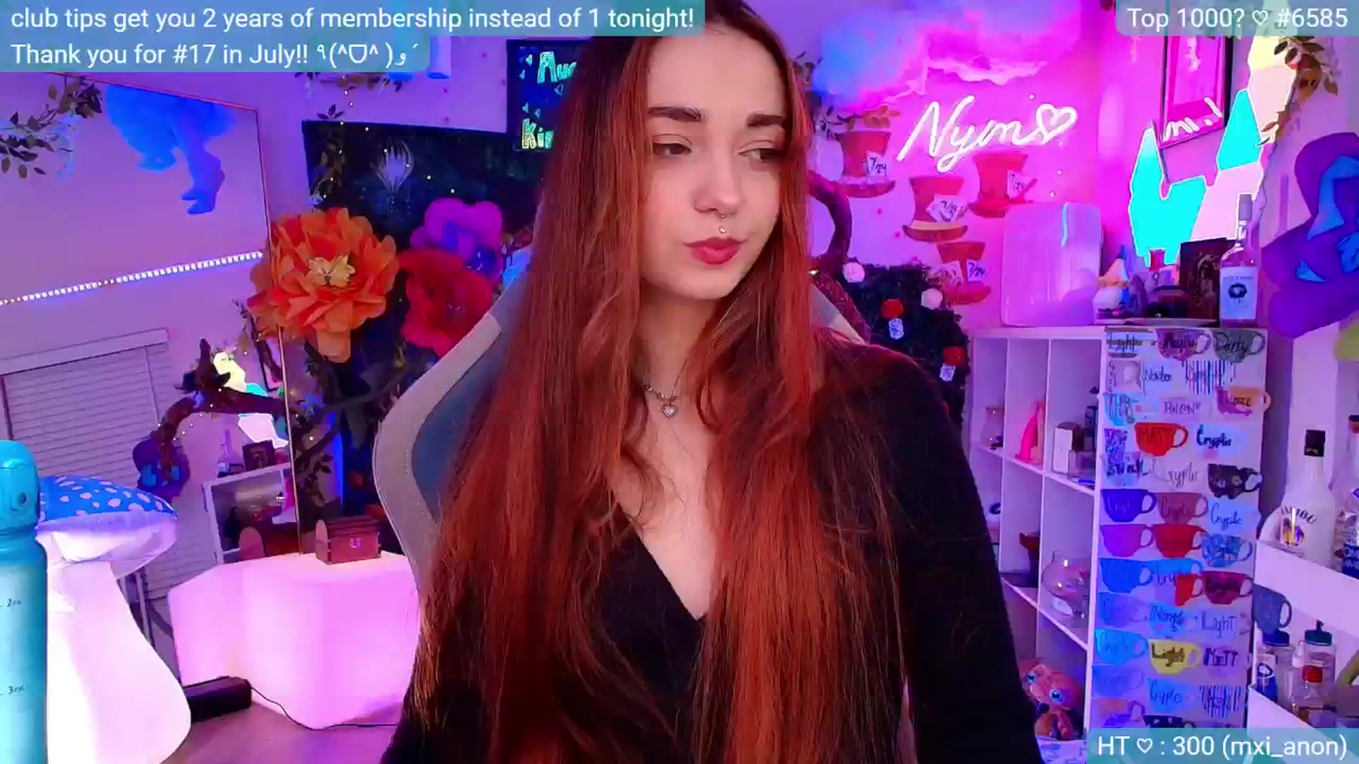 Gallery image thumbnail from Nym_x's myfreecams stream on, 08/25/2024, 07:29 image 5 of 20