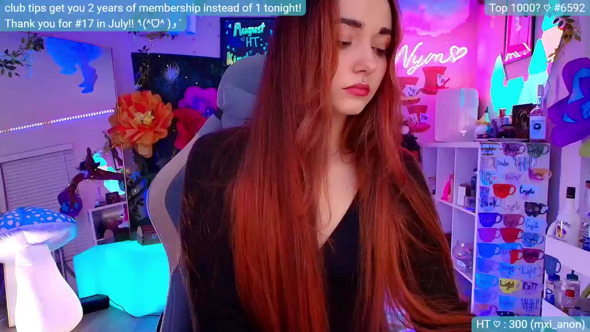 Gallery image thumbnail from Nym_x's myfreecams stream on, 08/25/2024, 07:29 image 1 of 20