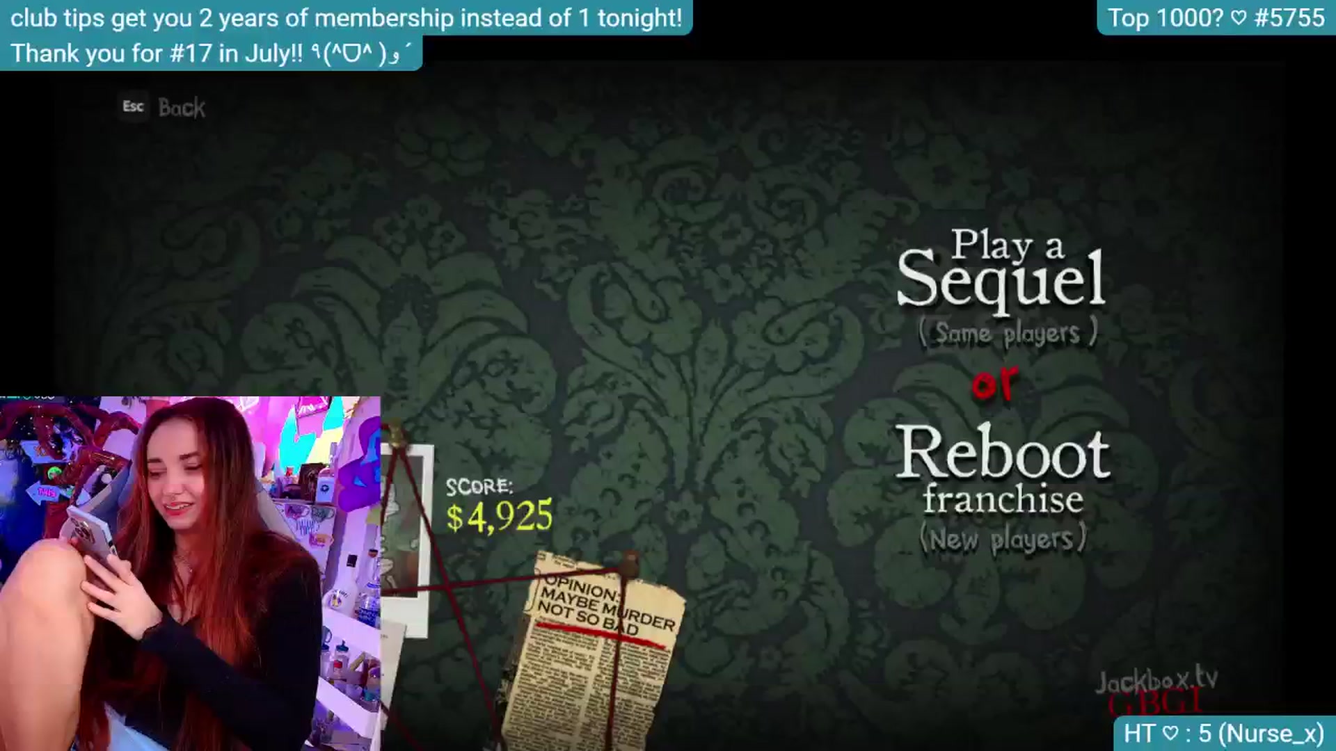 Gallery image thumbnail from Nym_x's myfreecams stream on, 08/25/2024, 07:54 image 16 of 20