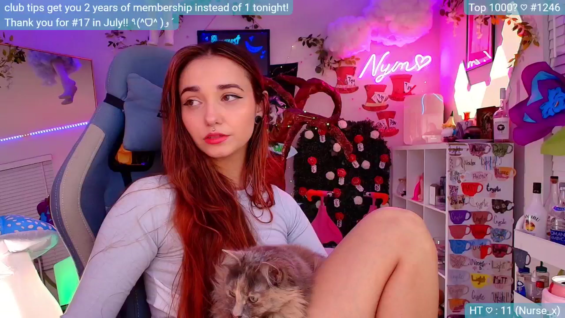 Gallery image thumbnail from Nym_x's myfreecams stream on, 08/30/2024, 03:10 image 2 of 20