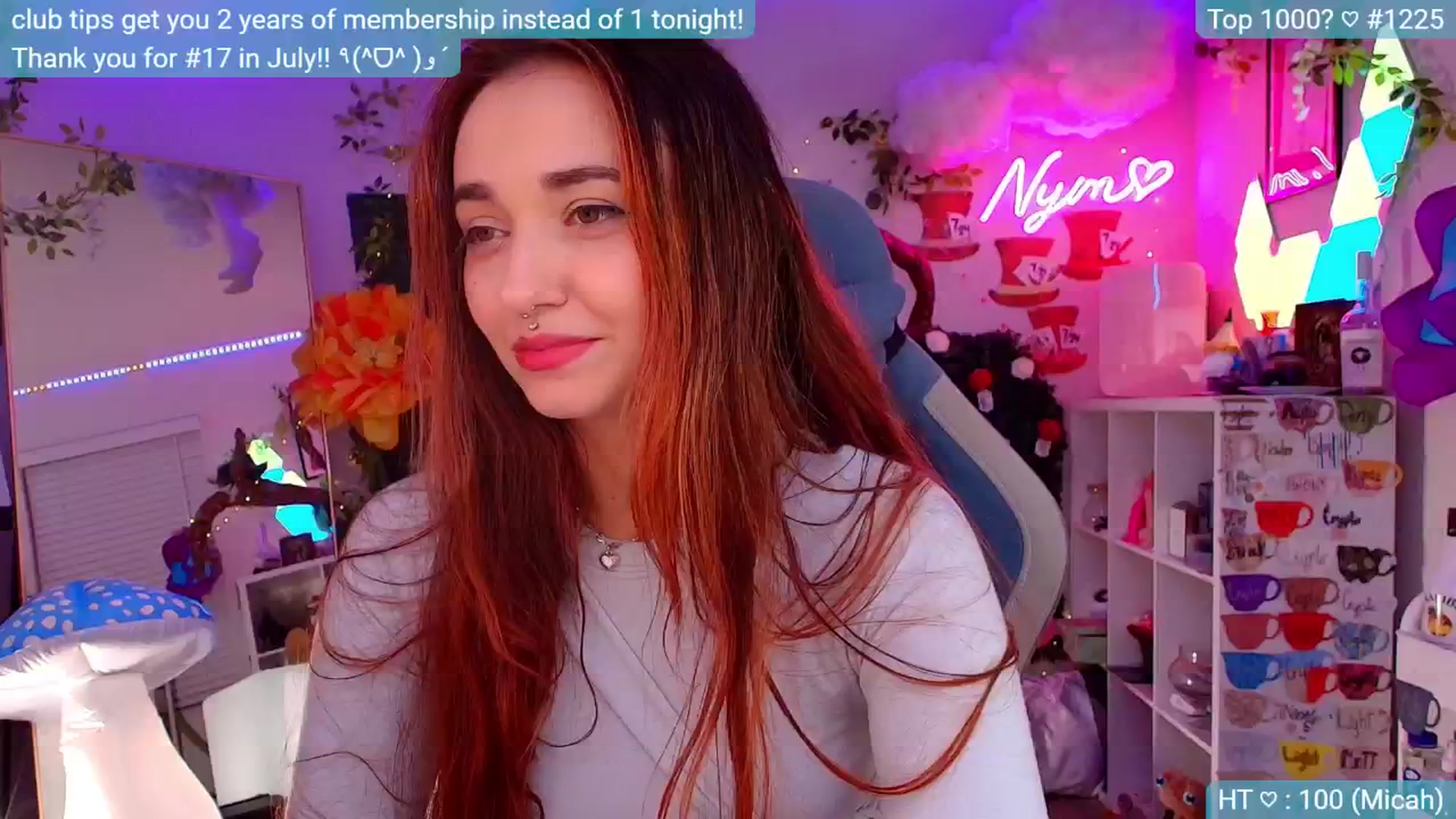 Gallery image thumbnail from Nym_x's myfreecams stream on, 08/30/2024, 04:08 image 20 of 20