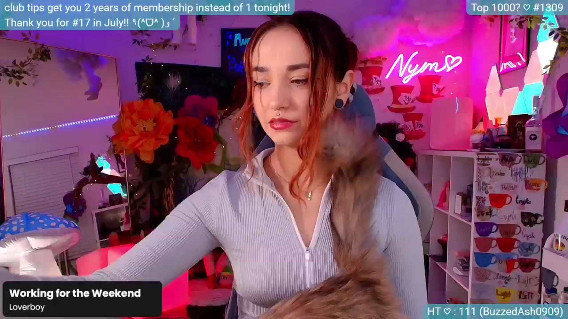 Gallery image thumbnail from Nym_x's myfreecams stream on, 09/01/2024, 04:09 image 9 of 20