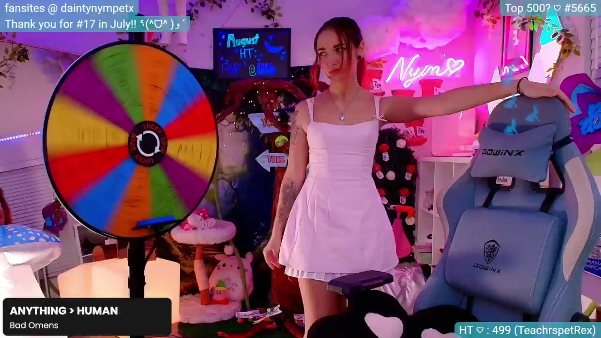 Gallery image thumbnail from Nym_x's myfreecams stream on, 09/05/2024, 02:34 image 9 of 20