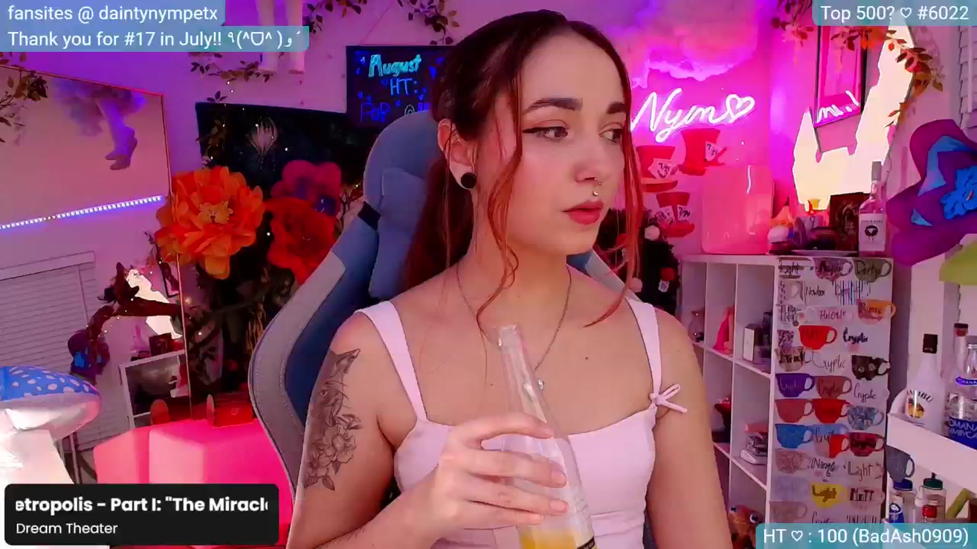 Gallery image thumbnail from Nym_x's myfreecams stream on, 09/05/2024, 02:34 image 1 of 20