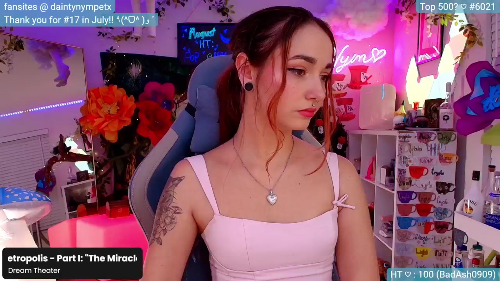 Gallery image thumbnail from Nym_x's myfreecams stream on, 09/05/2024, 02:34 image 2 of 20