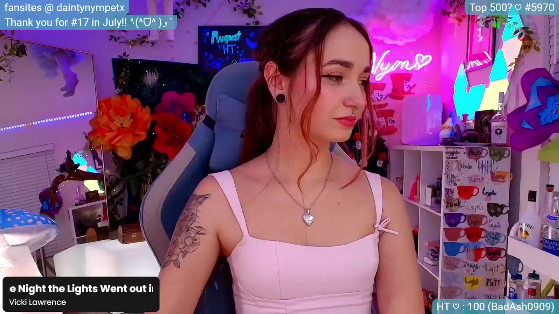 Gallery image thumbnail from Nym_x's myfreecams stream on, 09/05/2024, 02:34 image 5 of 20