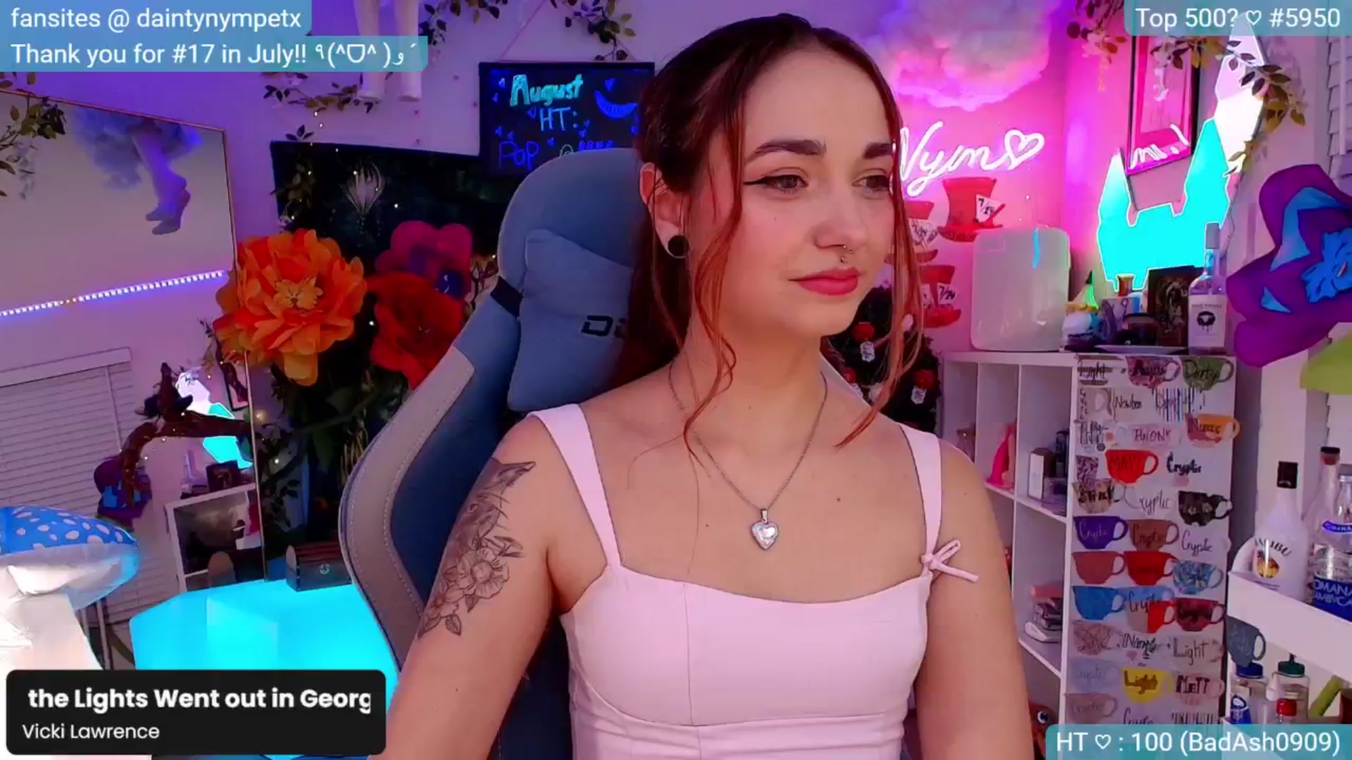 Gallery image thumbnail from Nym_x's myfreecams stream on, 09/05/2024, 02:34 image 6 of 20
