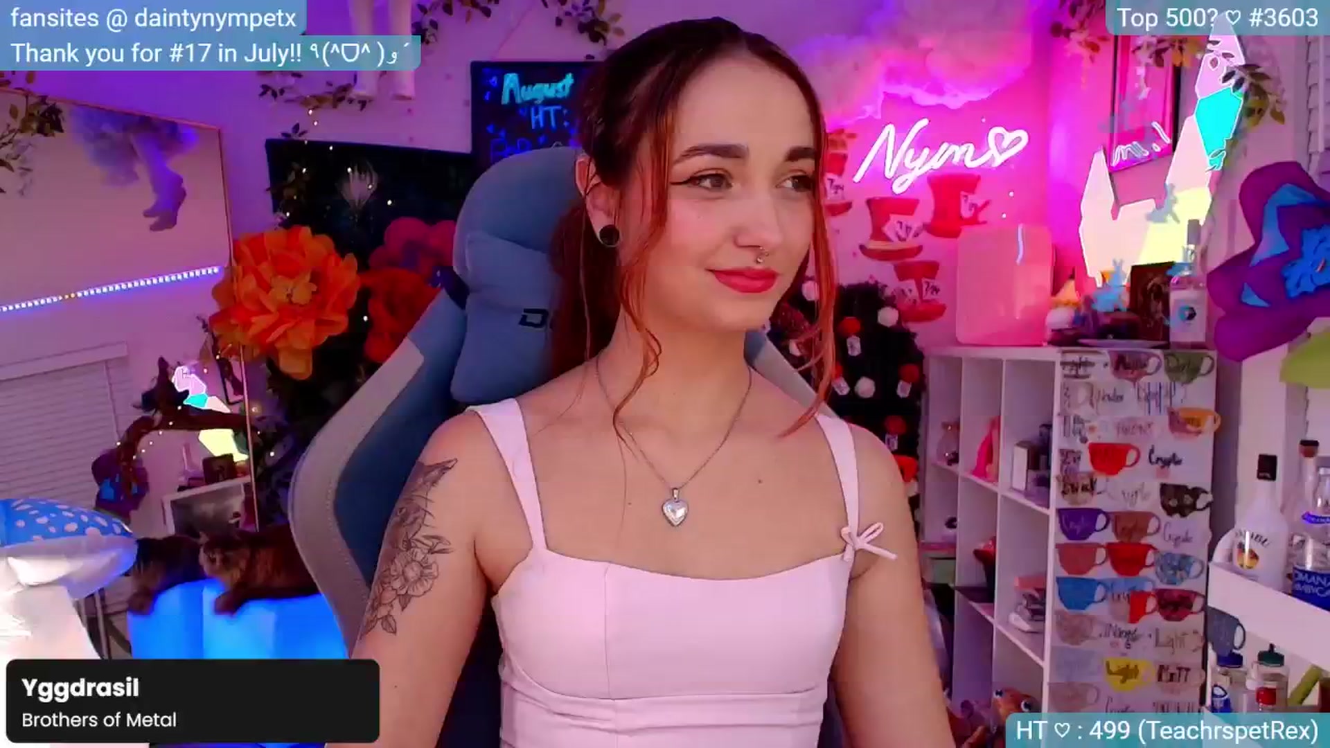 Gallery image thumbnail from Nym_x's myfreecams stream on, 09/05/2024, 02:34 image 16 of 20