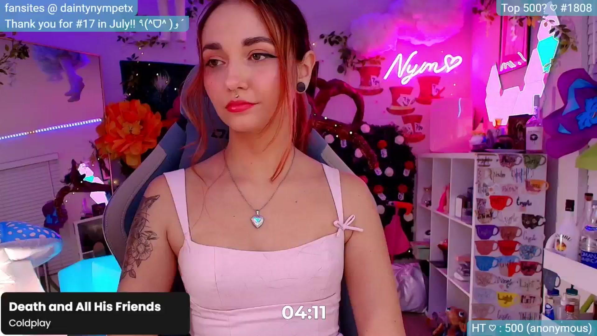 Gallery image thumbnail from Nym_x's myfreecams stream on, 09/05/2024, 04:35 image 20 of 20