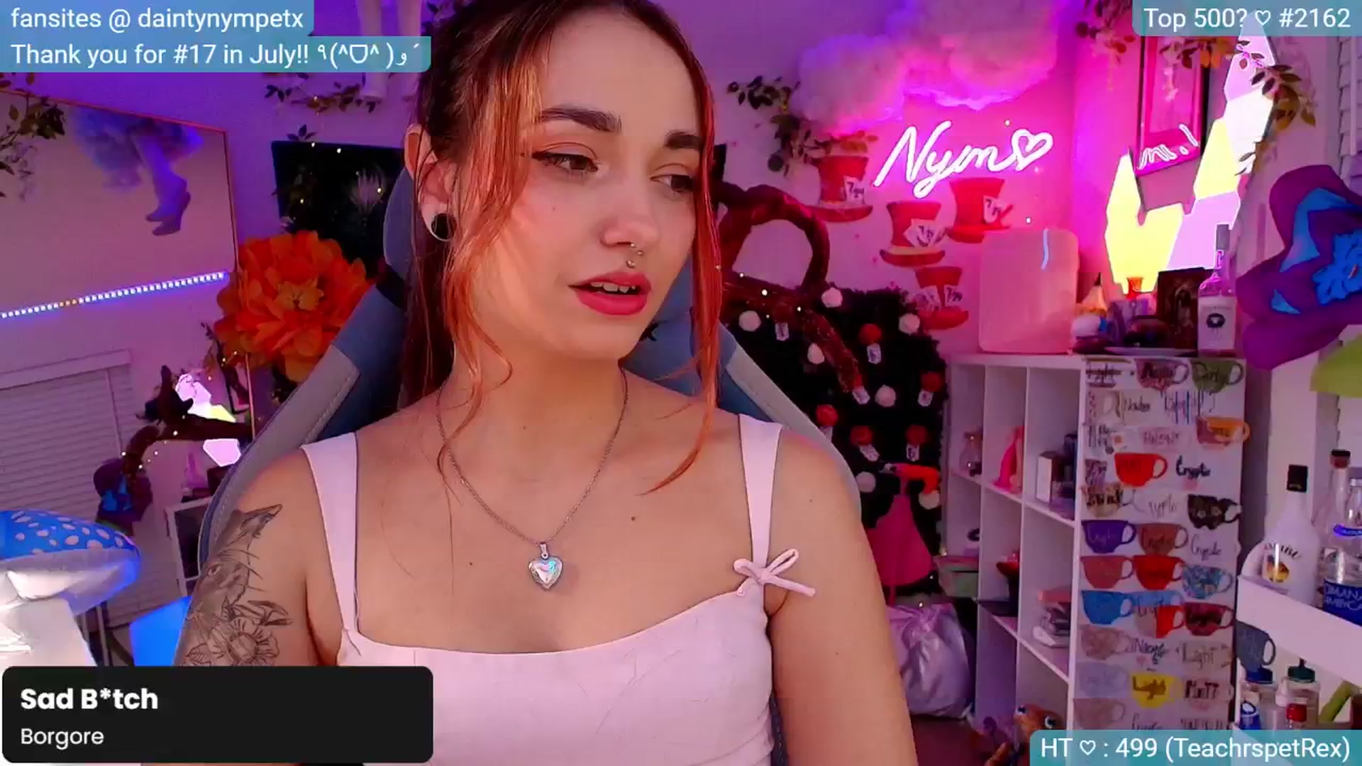 Gallery image thumbnail from Nym_x's myfreecams stream on, 09/05/2024, 04:35 image 10 of 20